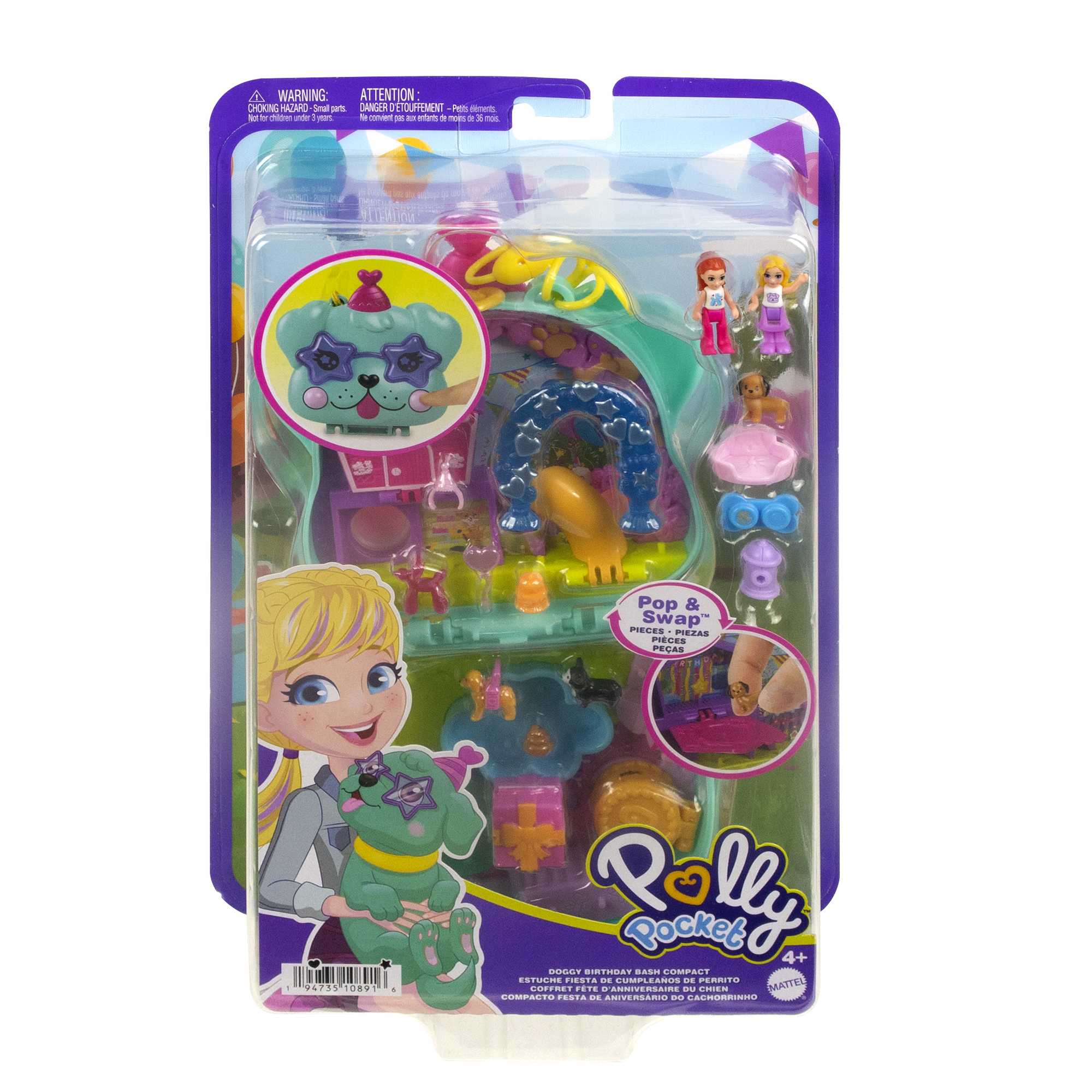 Polly Pocket Doggy Birthday Bash Compact - Image 6