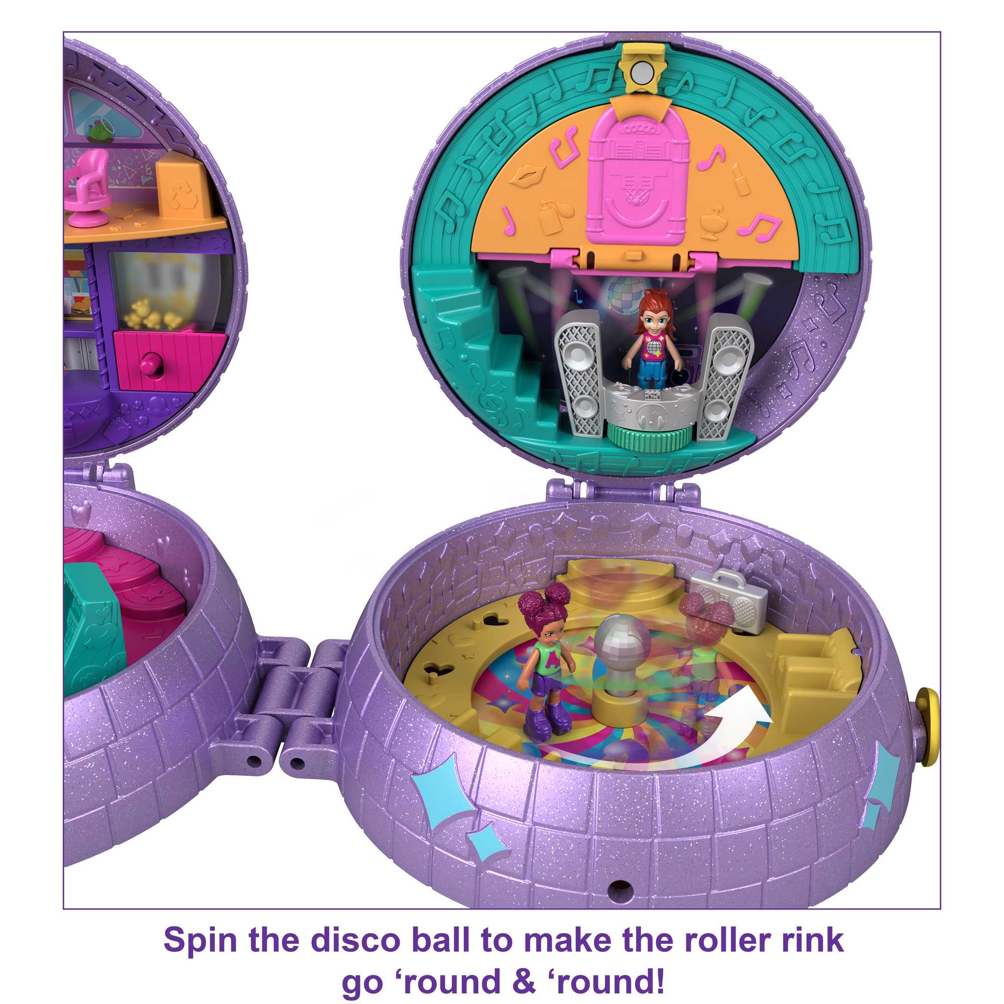 Polly Pocket Double Play Skating Compact - Image 4