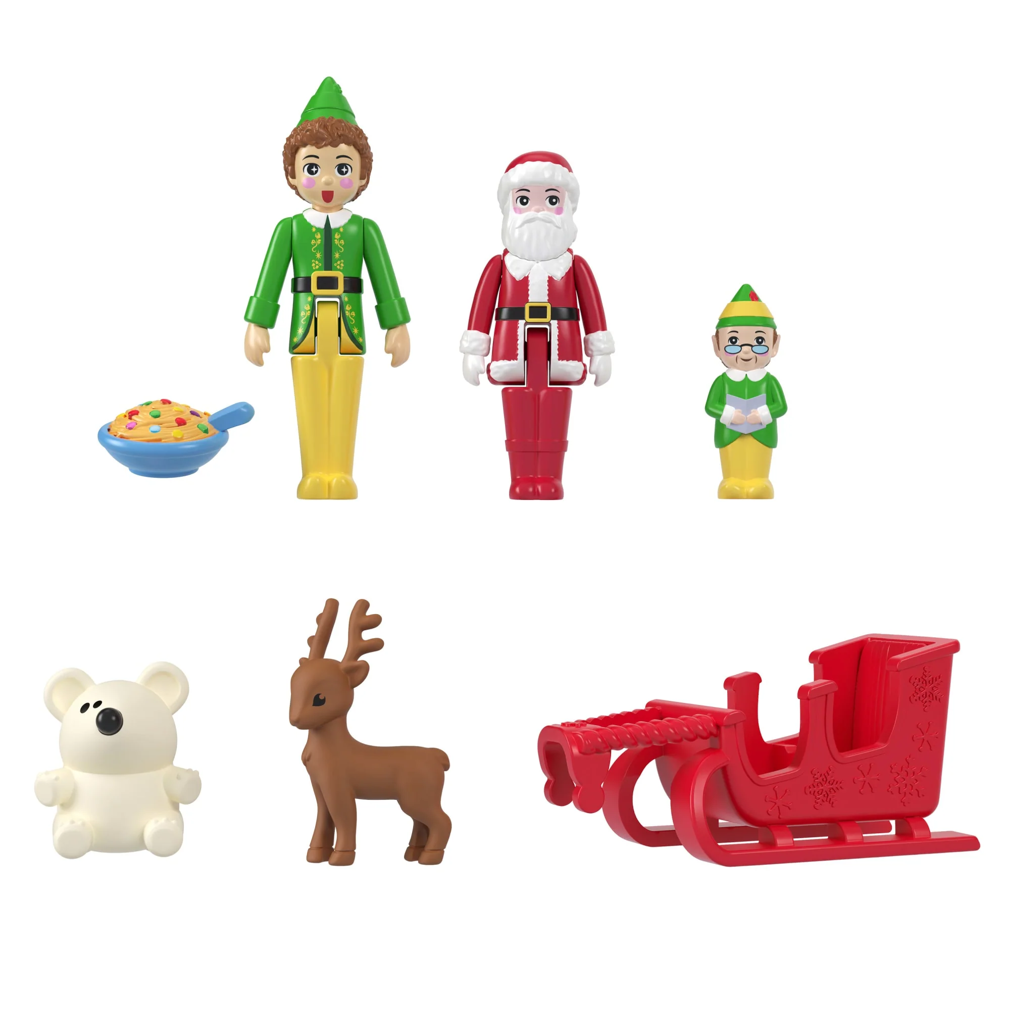 Polly Pocket Minipuppen Und Spielset, Elf Kooperations-Spielset Mit 6 Zubehörteilen, Weihnachts-Thema - Image 5