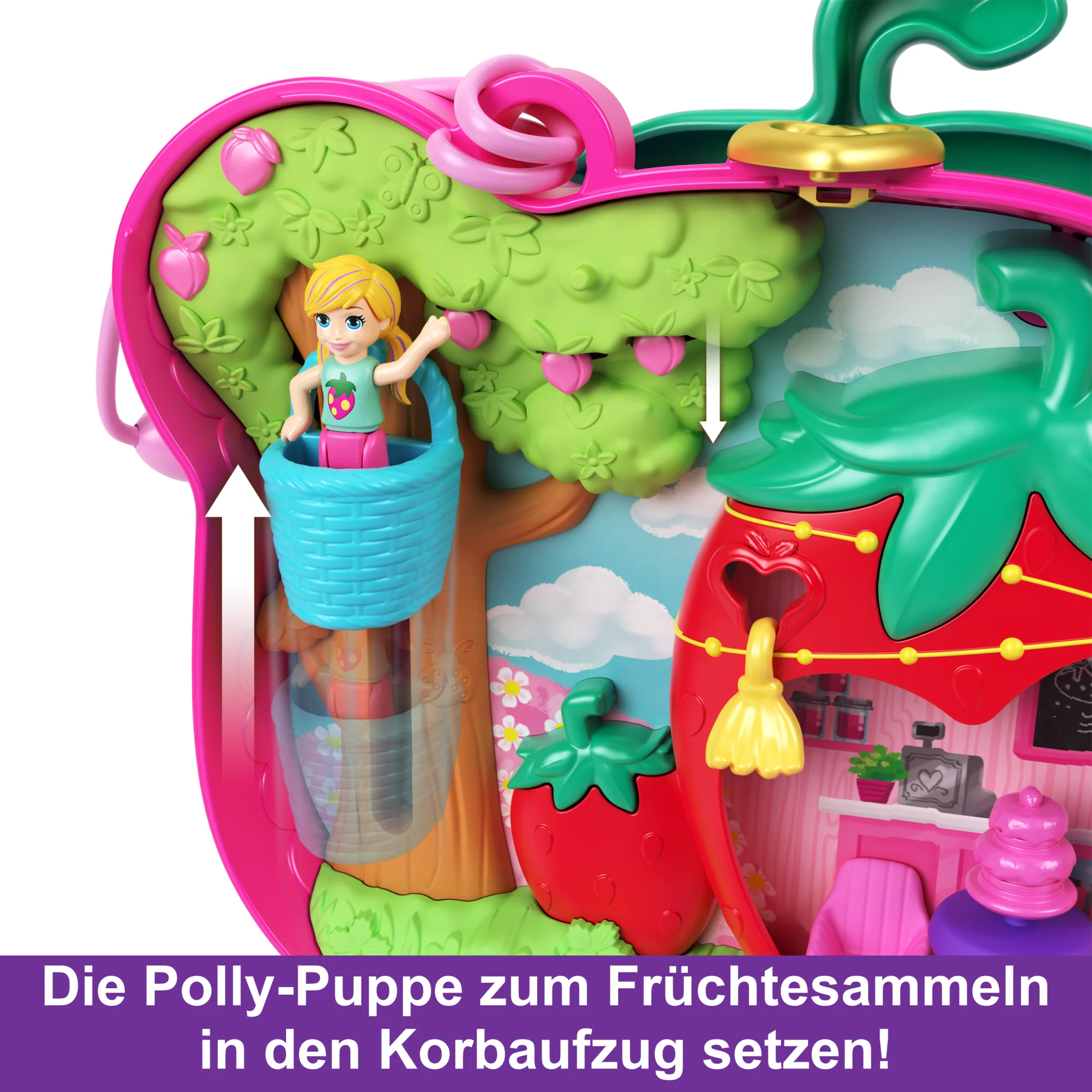 Polly Pocket Straw-Beary Patch - Image 4