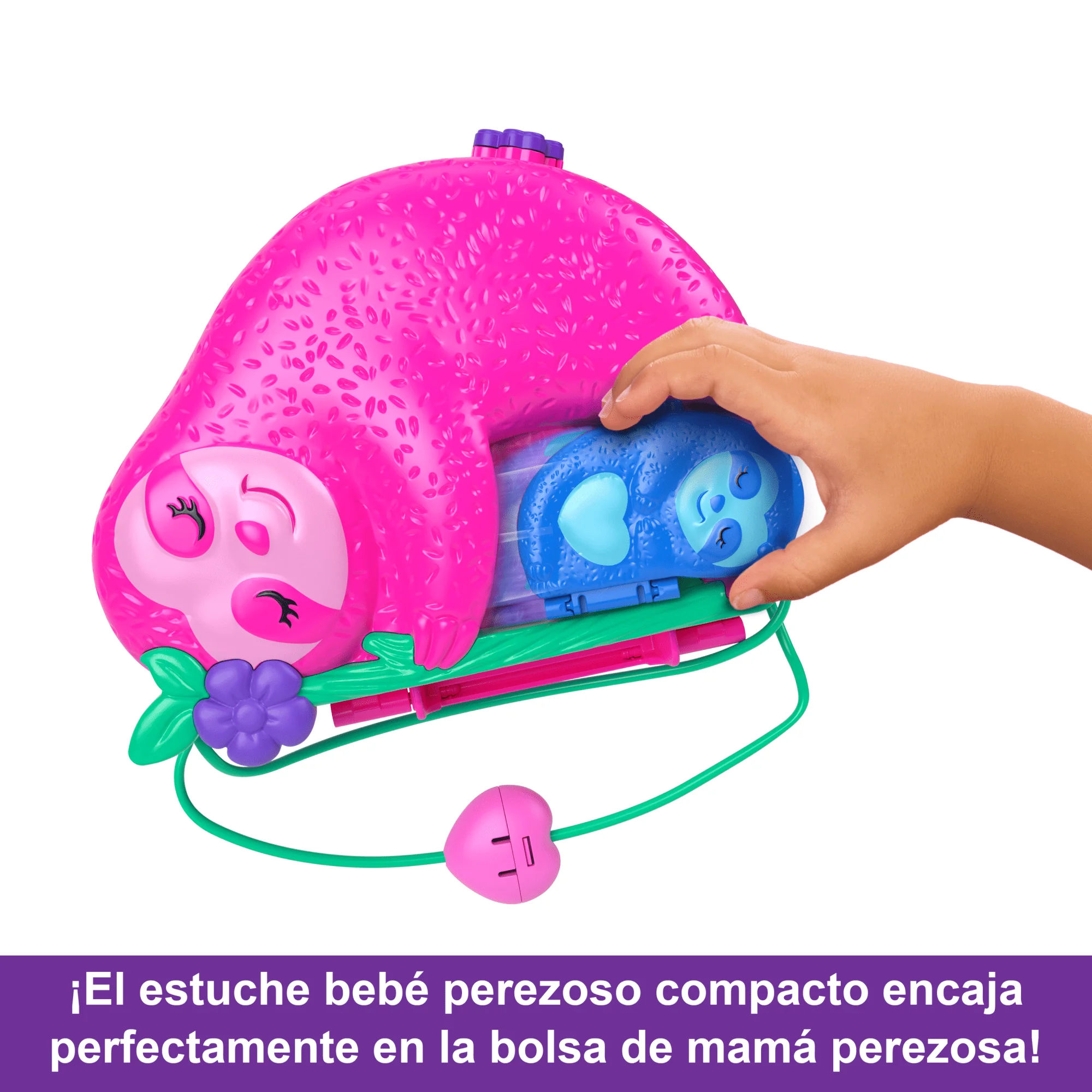 Polly Pocket Cofre Familia De Perezosos 2 En 1 - Image 3