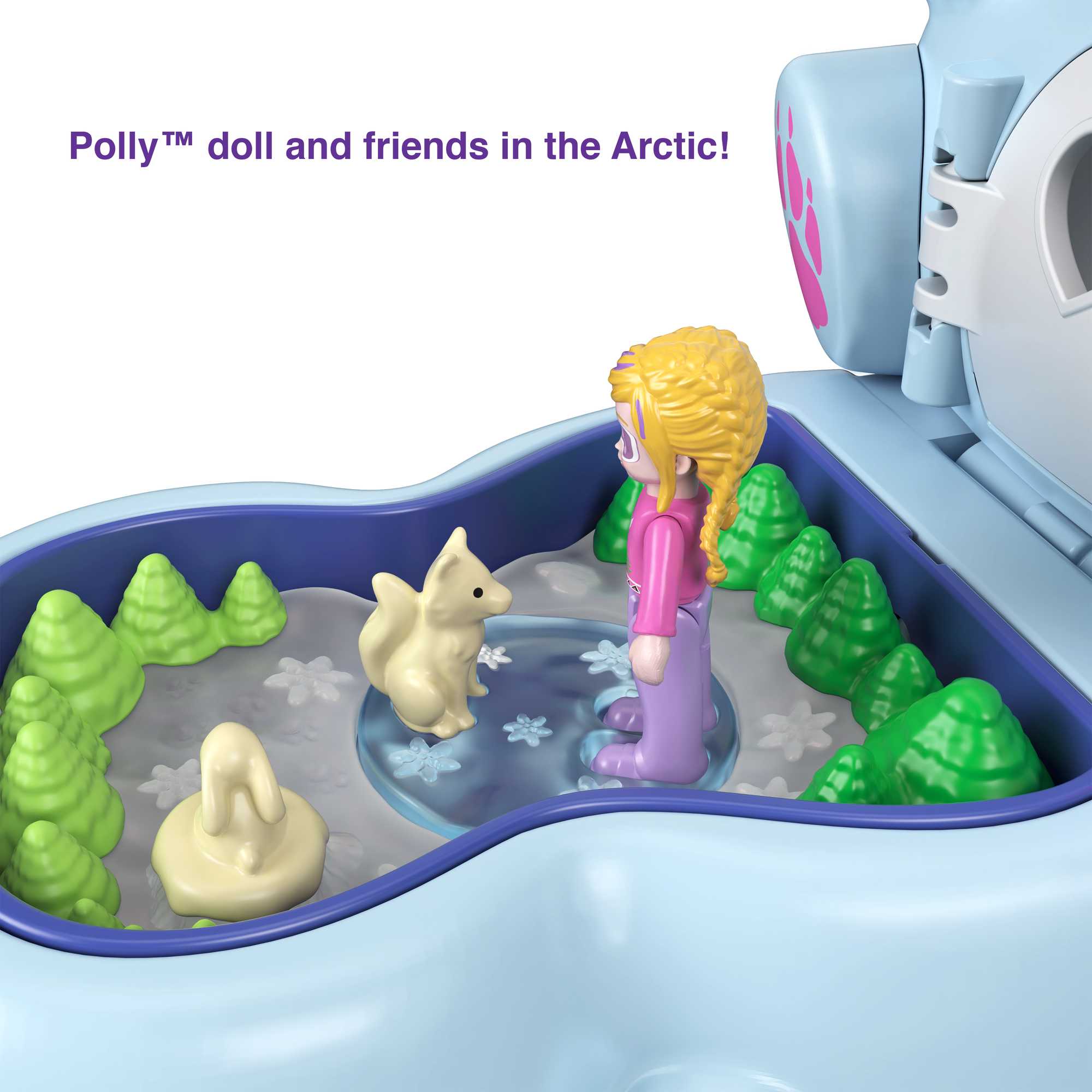 Polly Pocket Flip & Find Fox Compact - Image 3