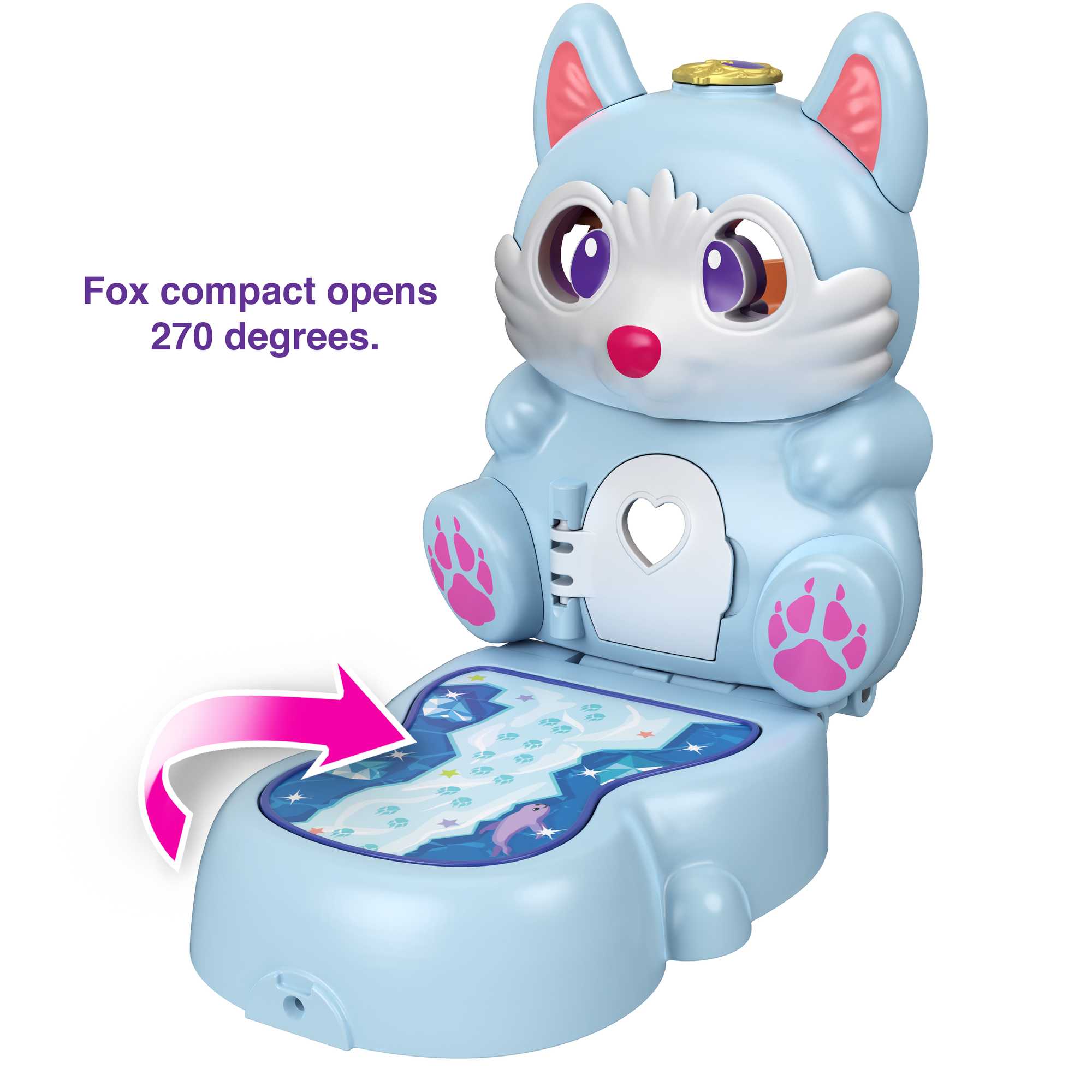 Polly Pocket Flip & Find Fox Compact - Image 4