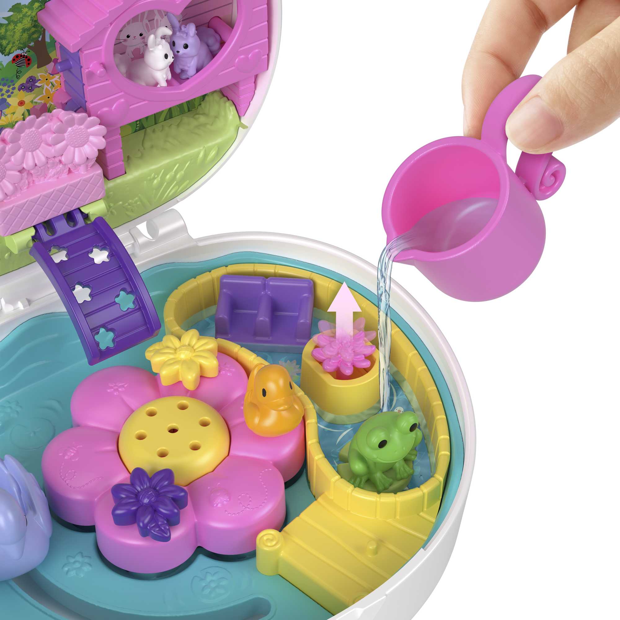 Polly Pocket Flower Garden Bunny Compact - Image 4