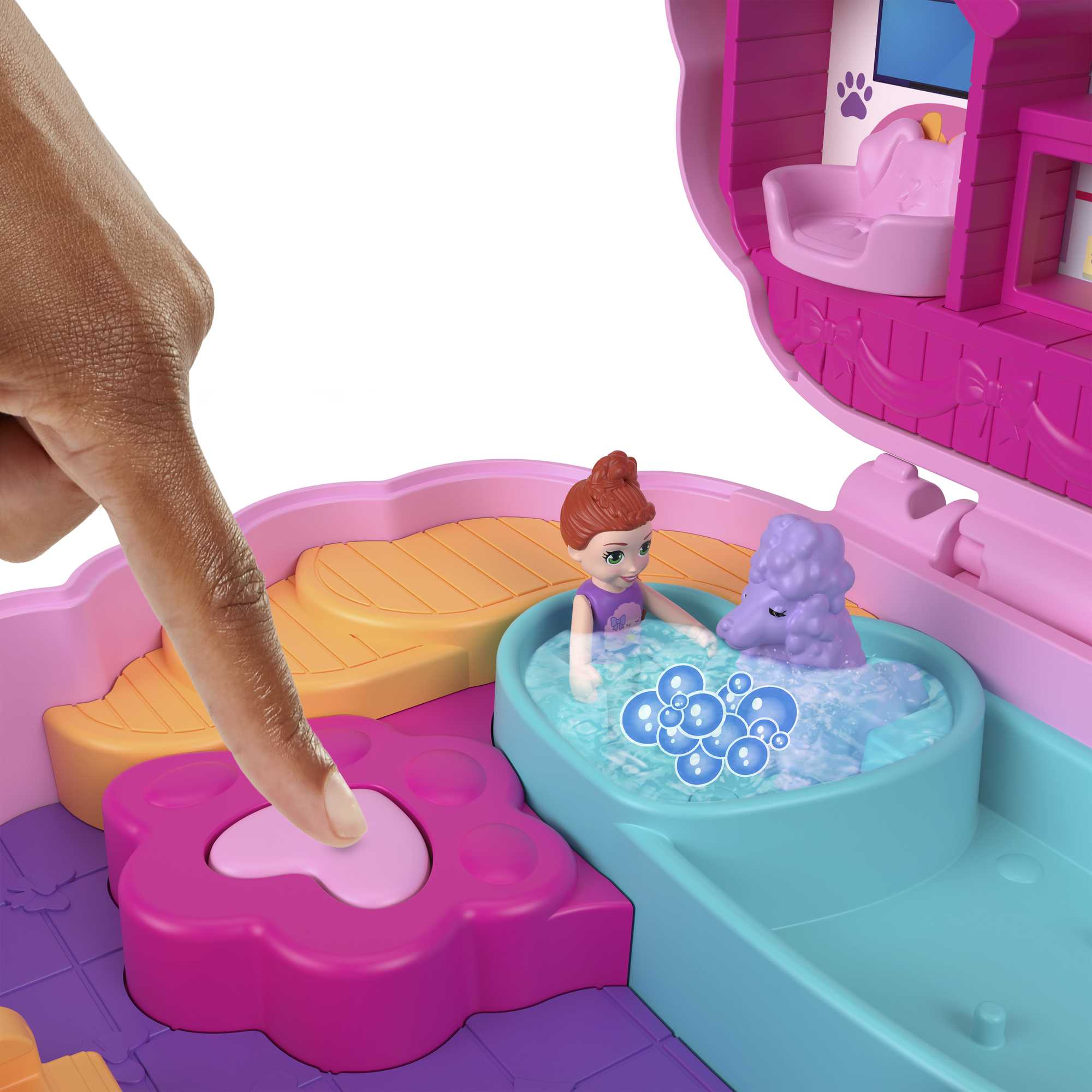 POLLY POCKET GROOM & GLAM POODLE COMPACT - Image 3