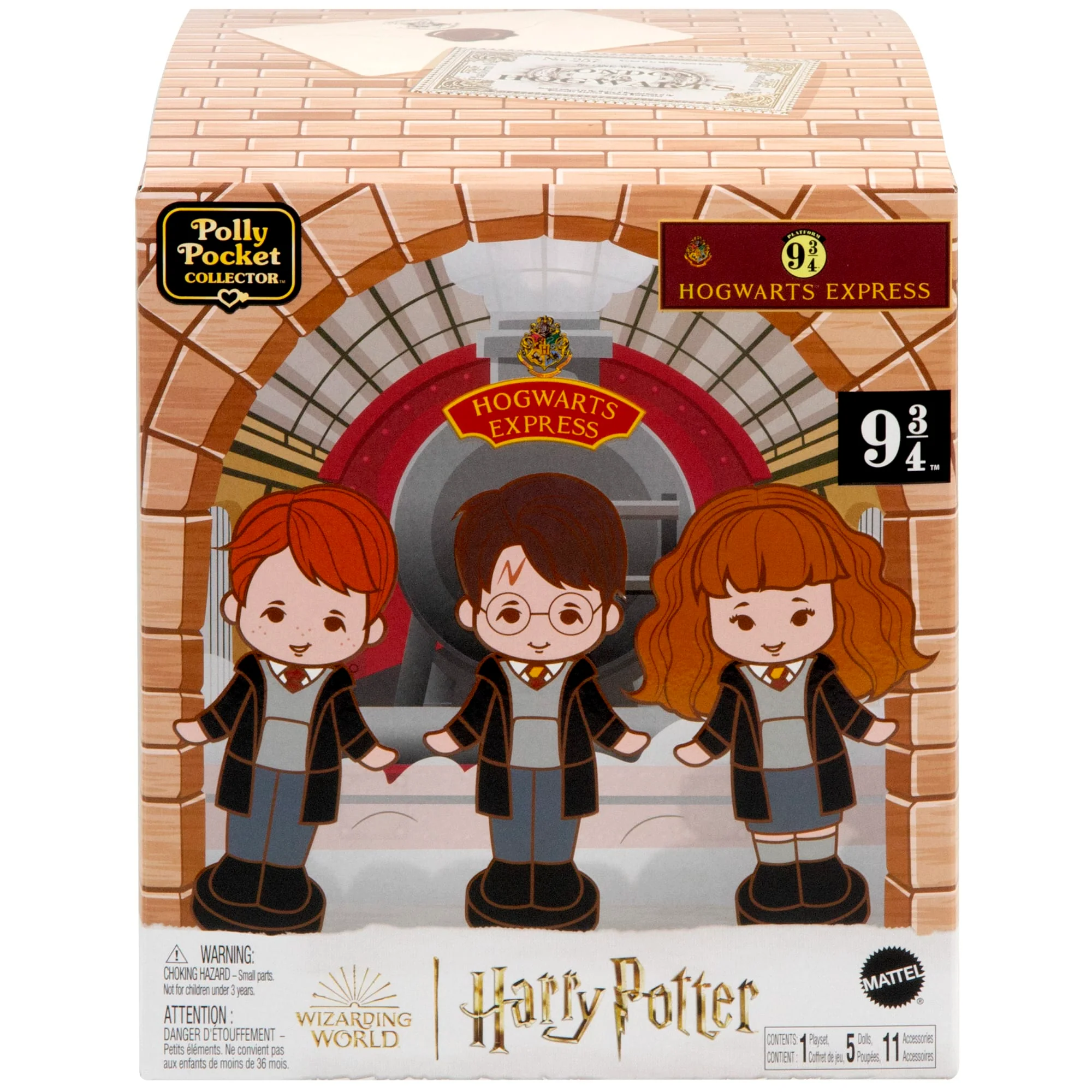 Estuche De Harry Potter Para Coleccionistas Con Conjunto De Juego Y Muñecos De Polly Pocket - Image 5