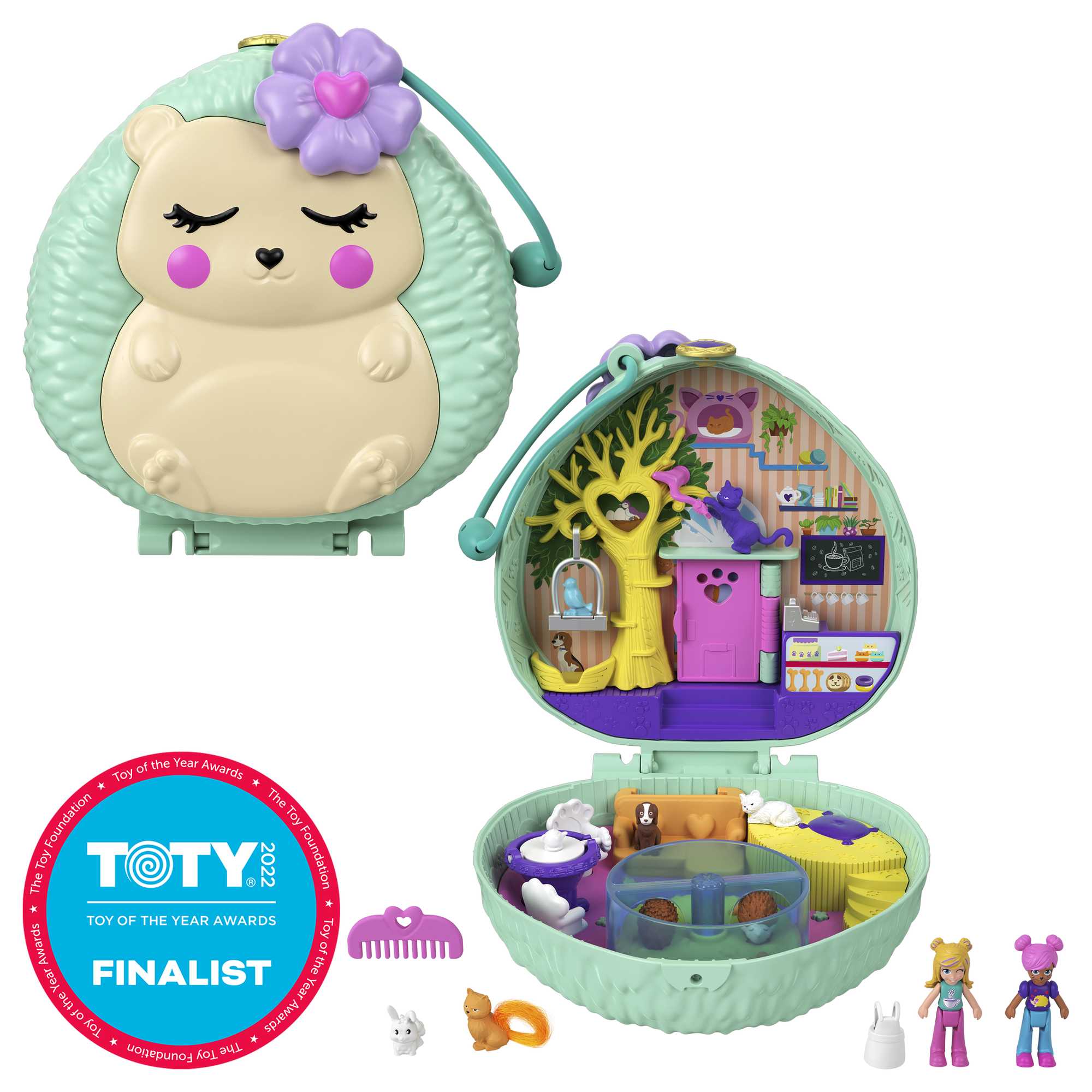 Polly Pocket Hedgehog Café Compact - Image 2