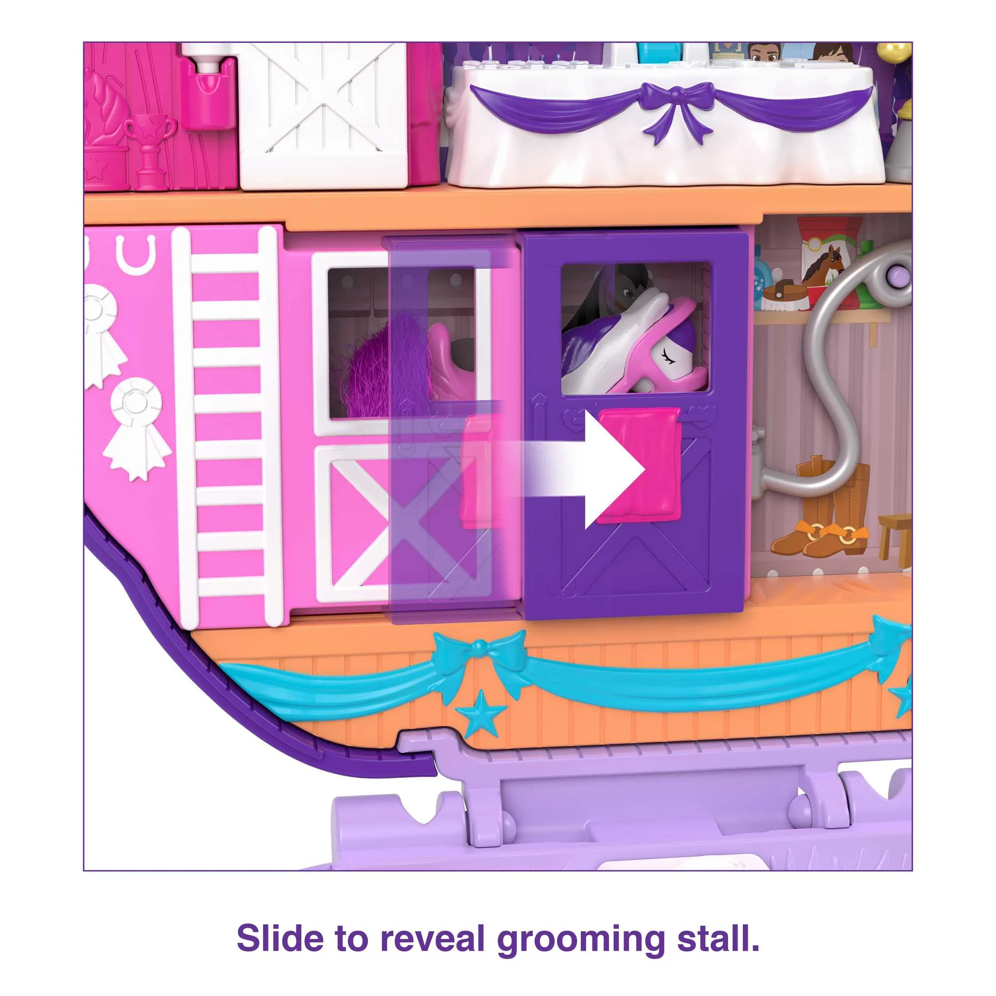 Polly Pocket Jumpin' Style Pony Compact - Image 5