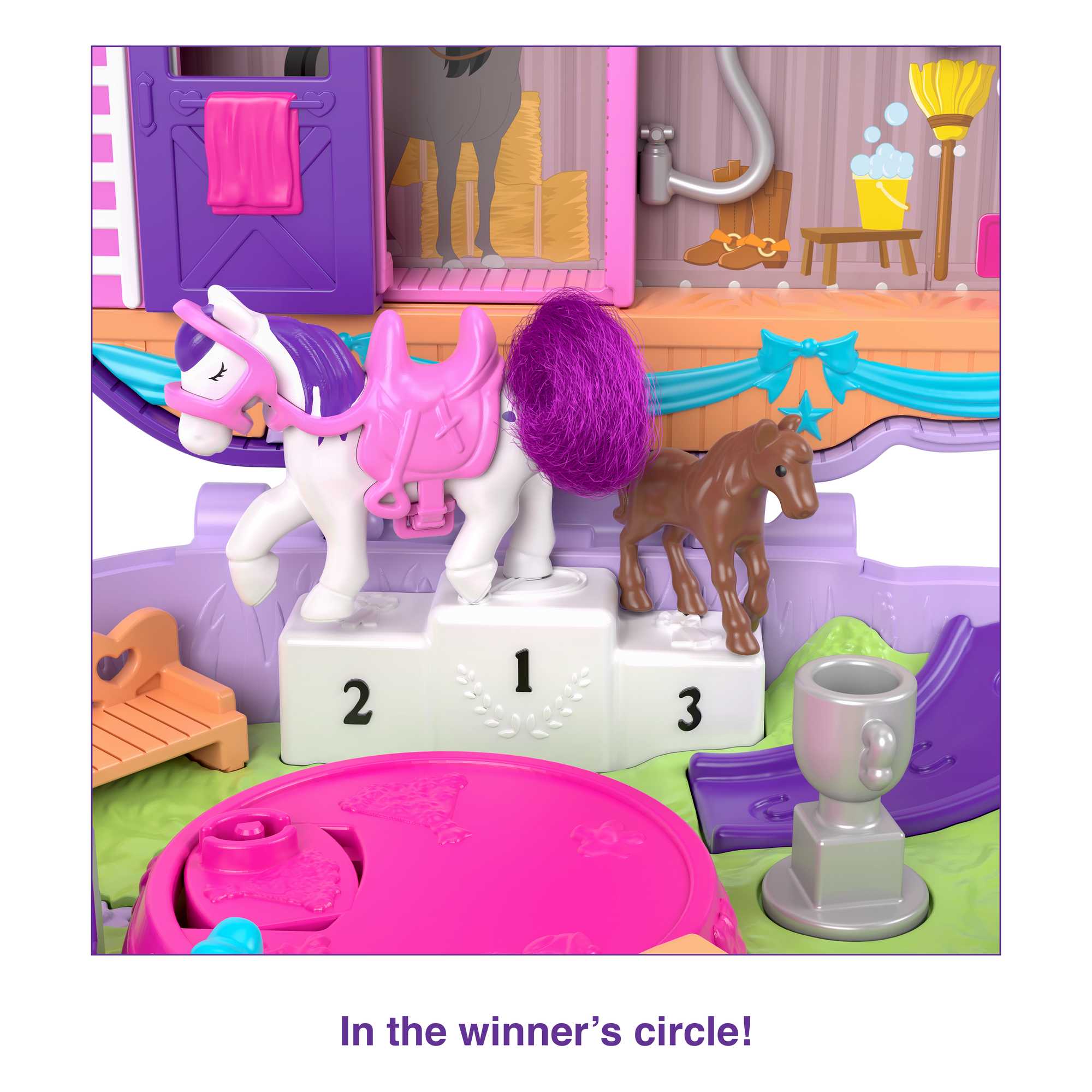 Polly Pocket Jumpin' Style Pony Compact - Image 6