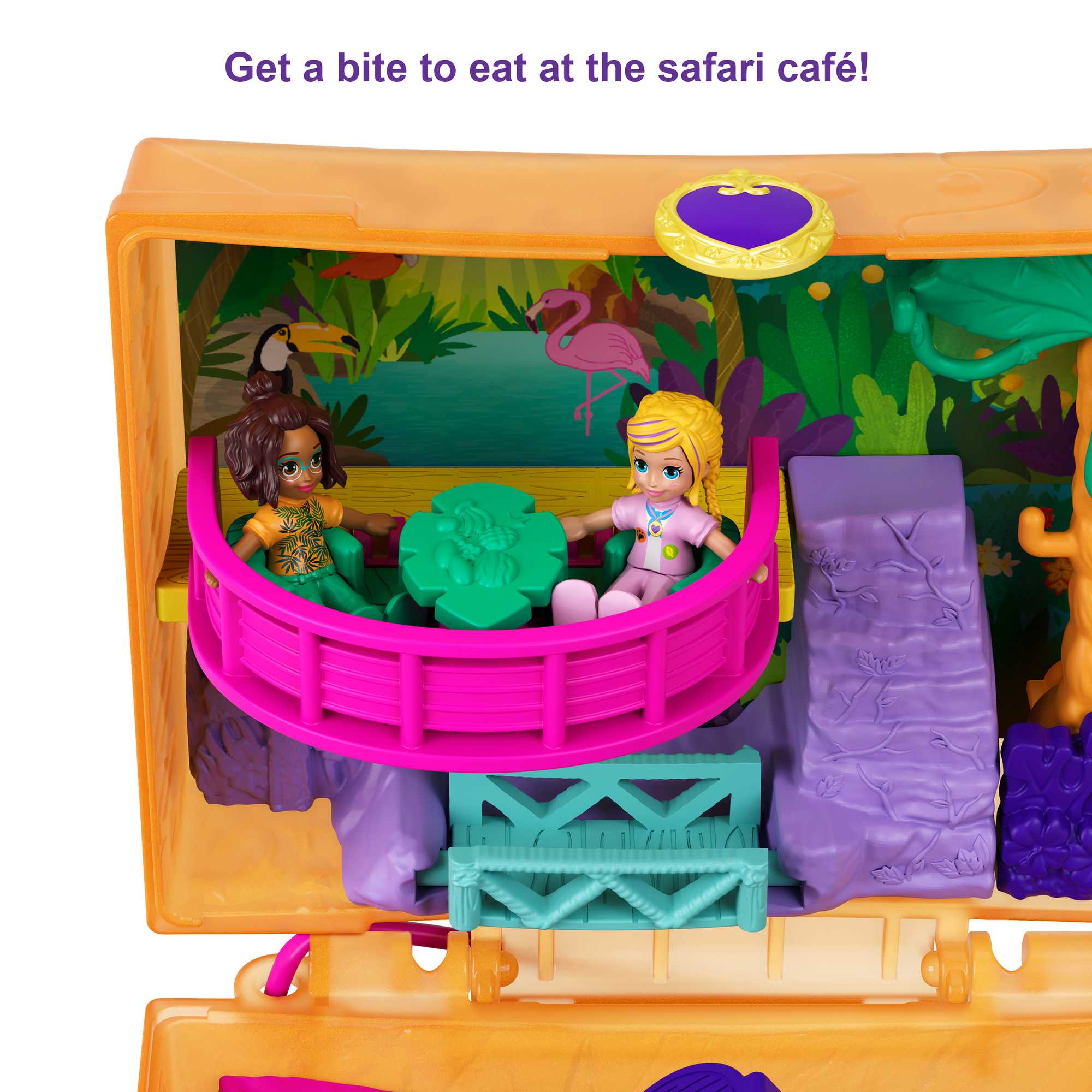 Polly Pocket Jungle Safari Compact - Image 3