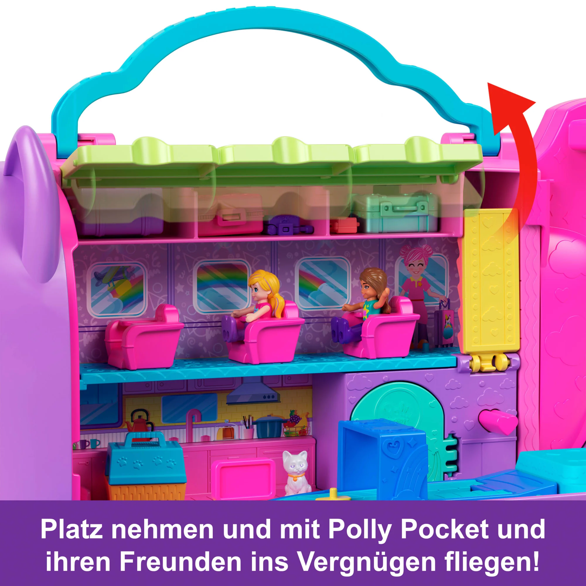 Polly Pocket Kätzchen Flugzeug - Image 5