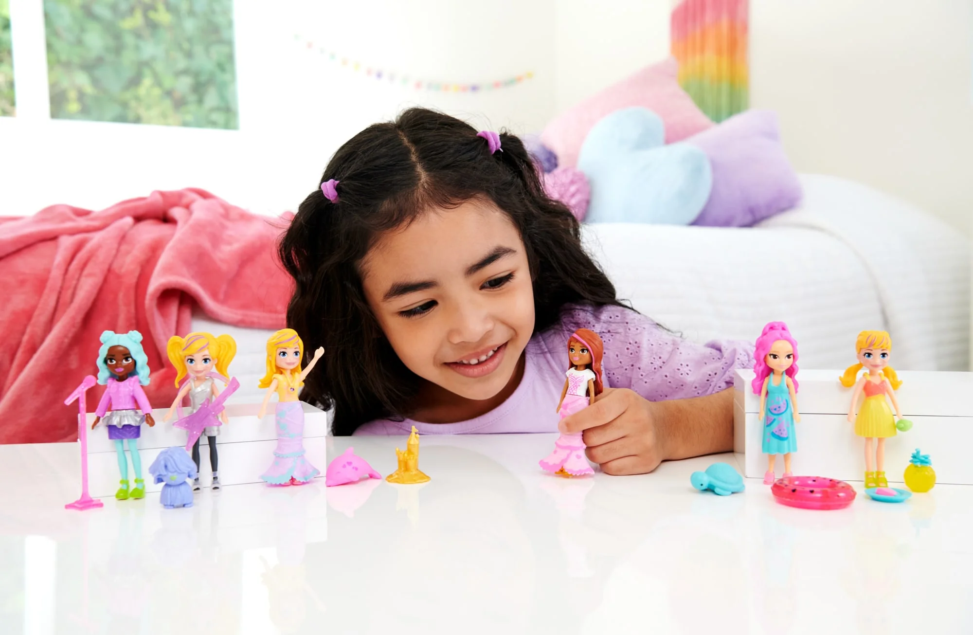 Polly Pocket Κούκλες Και Αξεσουάρ, 2 Κούκλες Με 25 Αξεσουάρ - Image 2