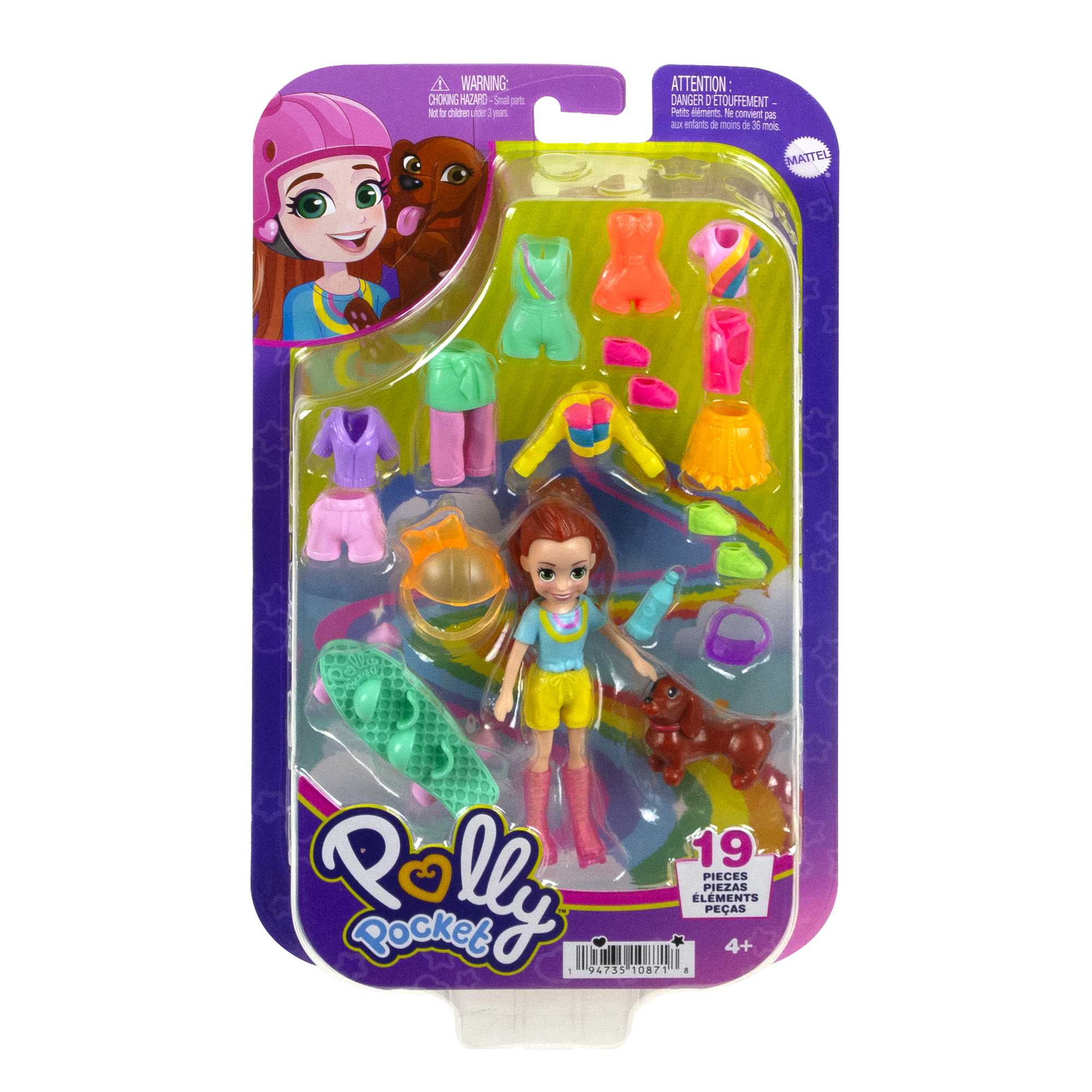 Polly Pocket Κούκλες Και Αξεσουάρ, Με Κούκλα Polly 7,6 Εκ. Και 18 Θεματικά Αξεσουάρ - Image 3