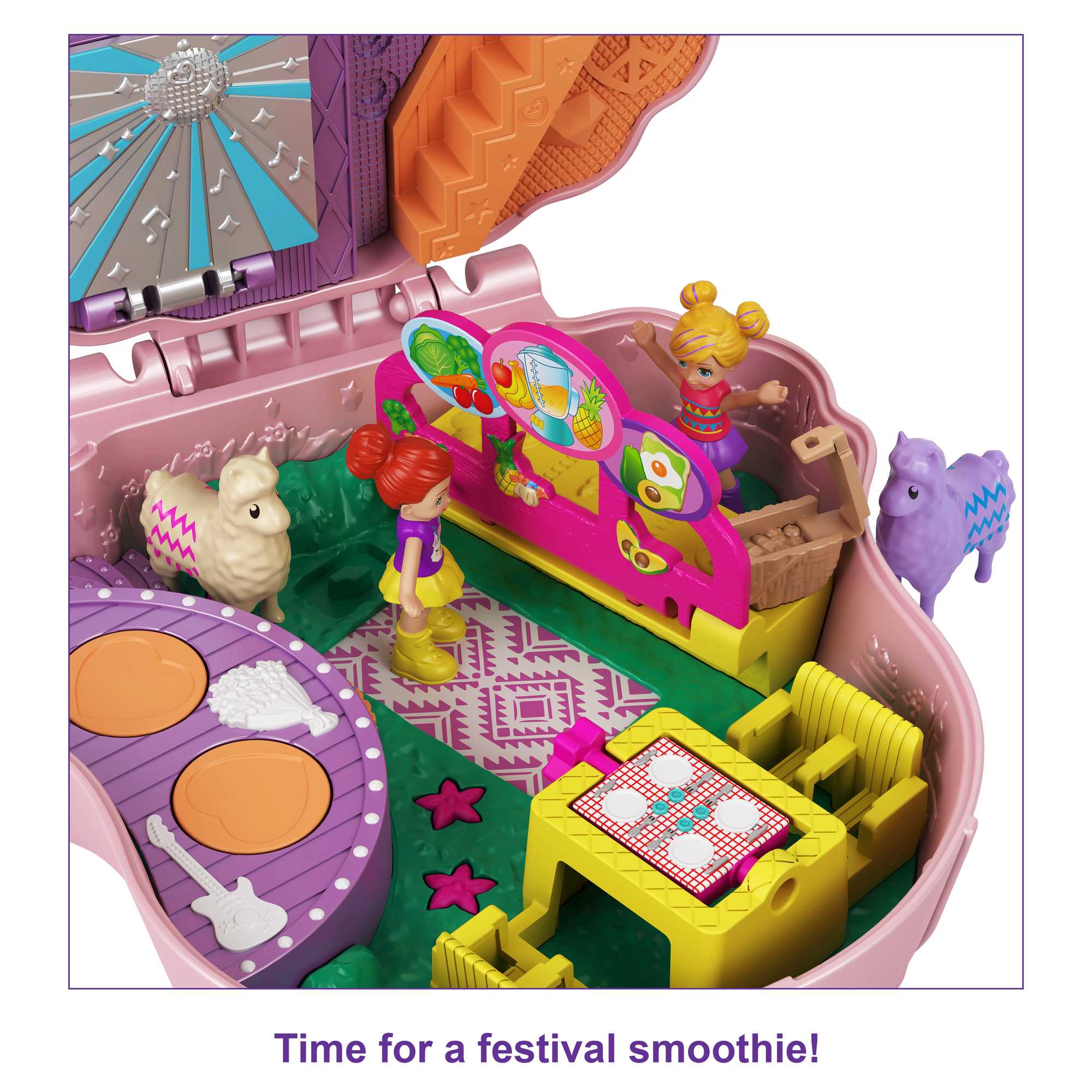 Polly Pocket Llama Music Party Compact - Image 3