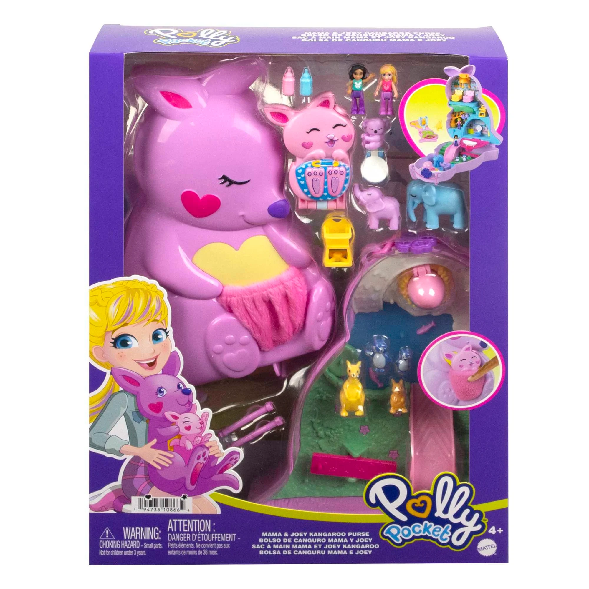 Polly Pocket Mama & Joey Kangaroo Purse - Image 6