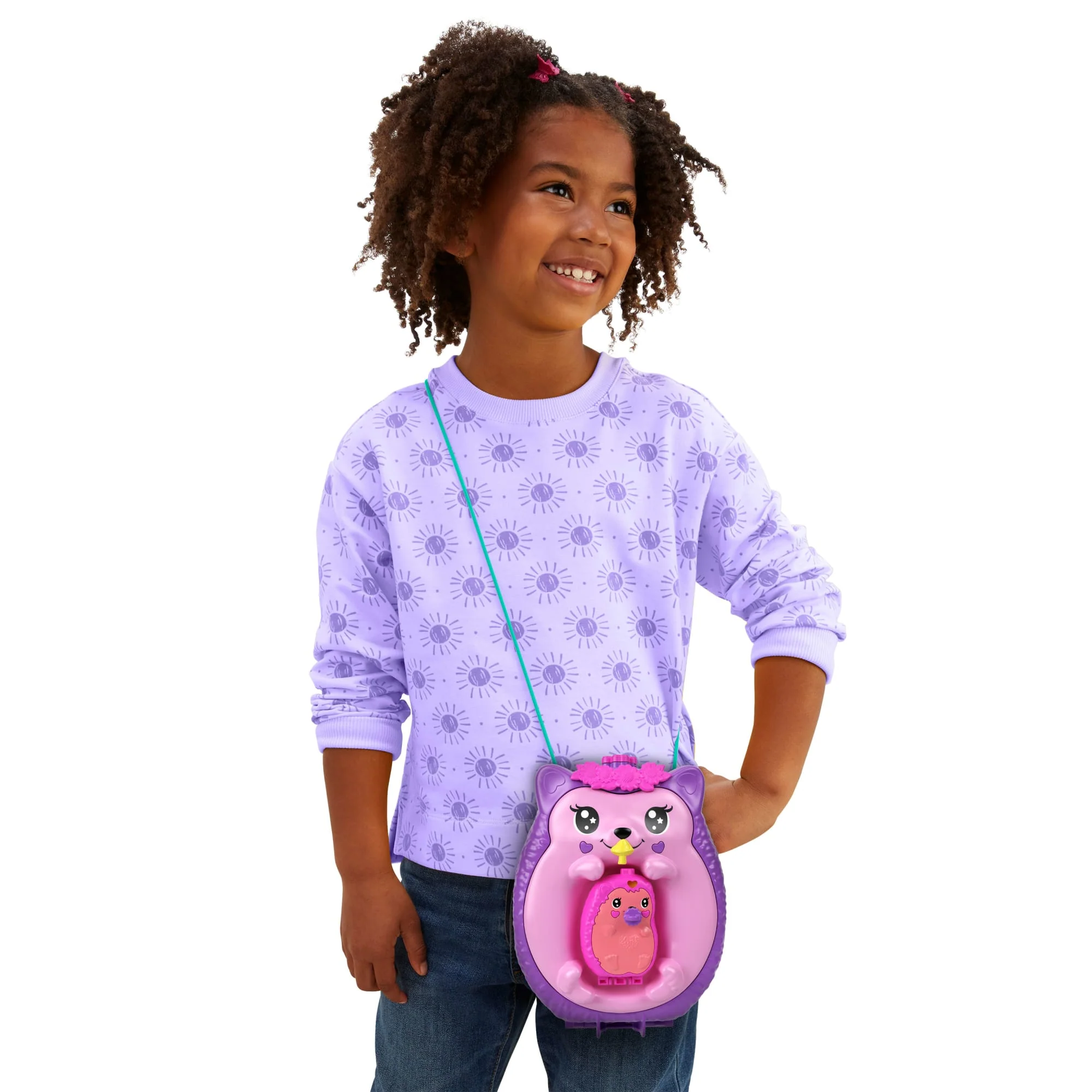 Polly Pocket-Maman Et Bébé Hérissons-Coffret Sac À Main 2 Figurines - Image 2