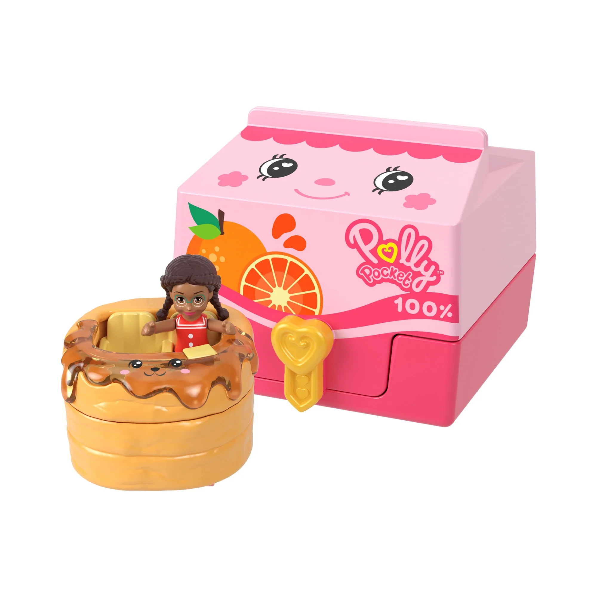 Polly Pocket Mini Sürpriz Paketler Serisi, Mikro Bebekler Ve Mini Oyun Setleri, Oyuncak Arabalar, Yiyecek Temalı Araç Koleksiyonu - Image 5