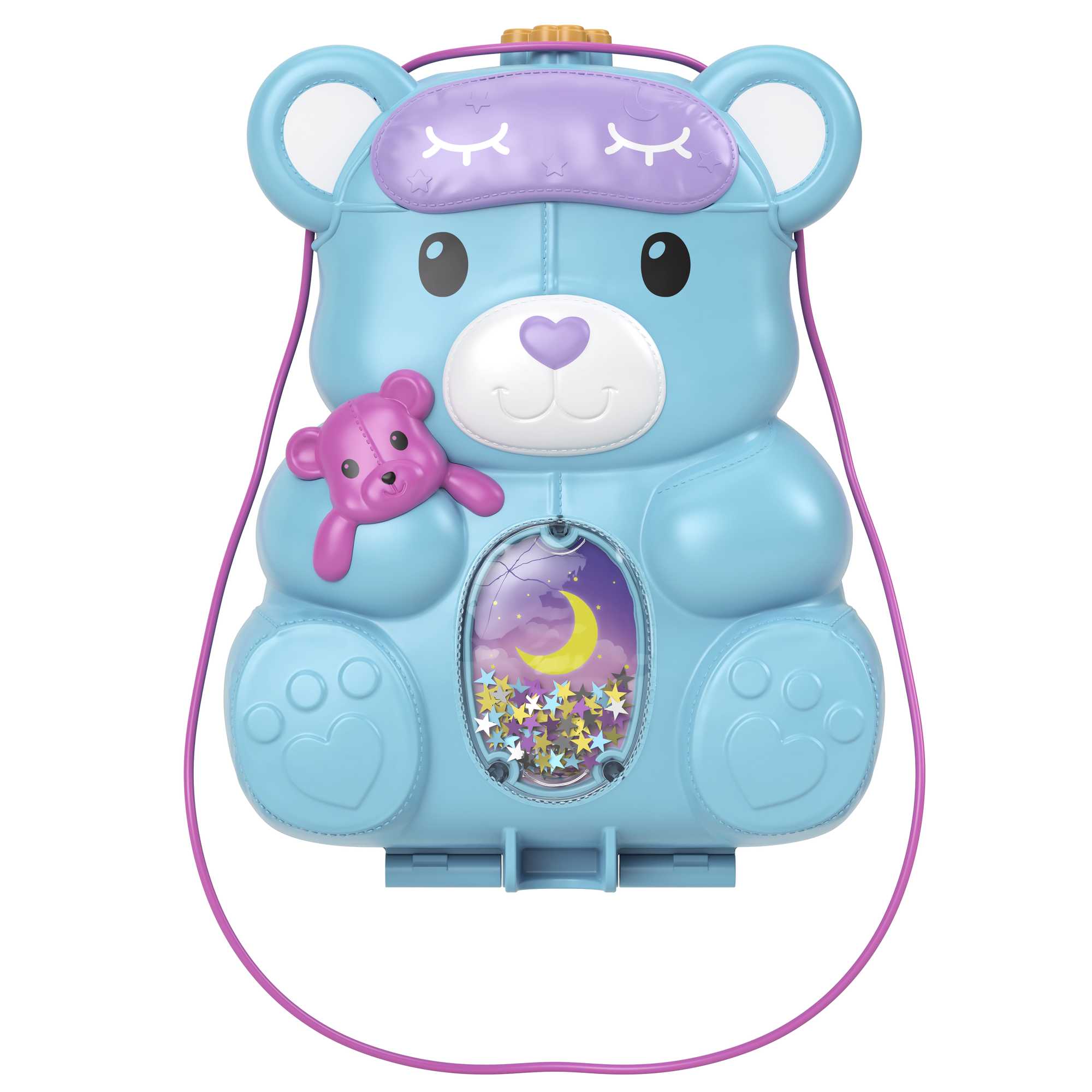 Polly Pocket Mini Toys, Wearable Purse Compact Playsets with 2 Dolls - Image 10