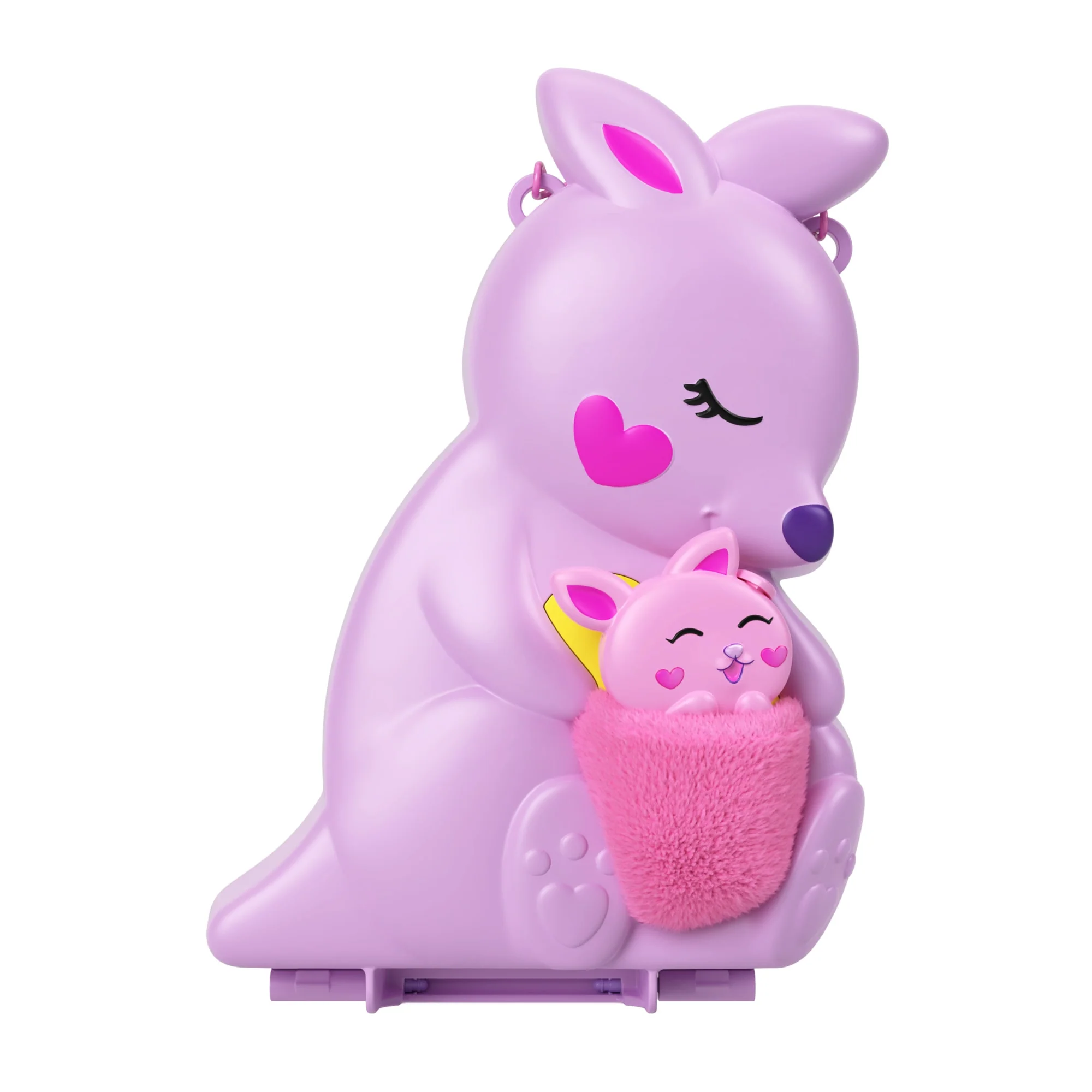 Polly Pocket Mini Toys, Wearable Purse Compact Playsets with 2 Dolls - Image 9