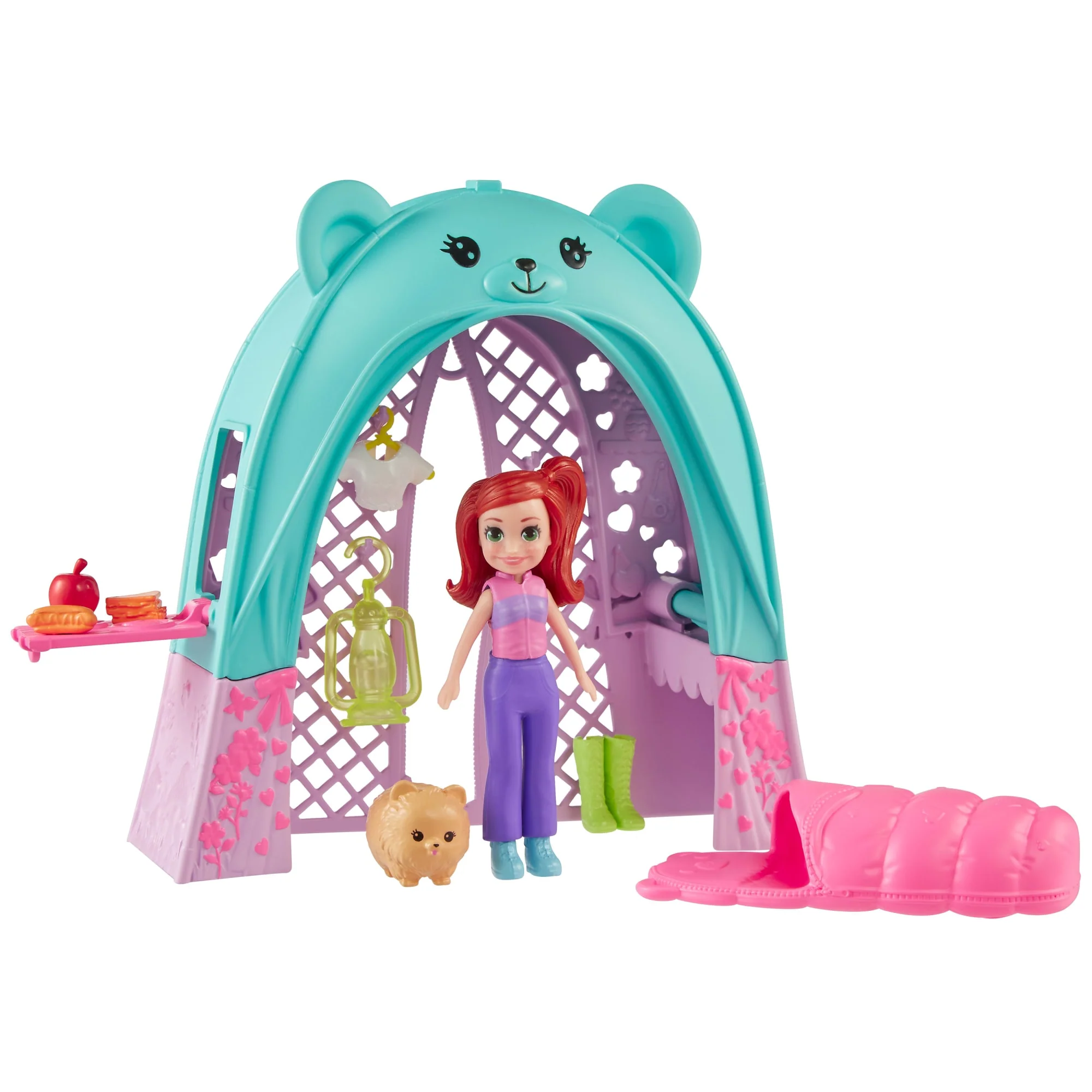 Polly Pocket Muhteşem Kamp Çadırı, Bebek Ve Evcil Hayvan Oyun Seti, Kamp Ve Yiyecek Temalı Aksesuarlar, Seyahat Oyuncağı - Image 2