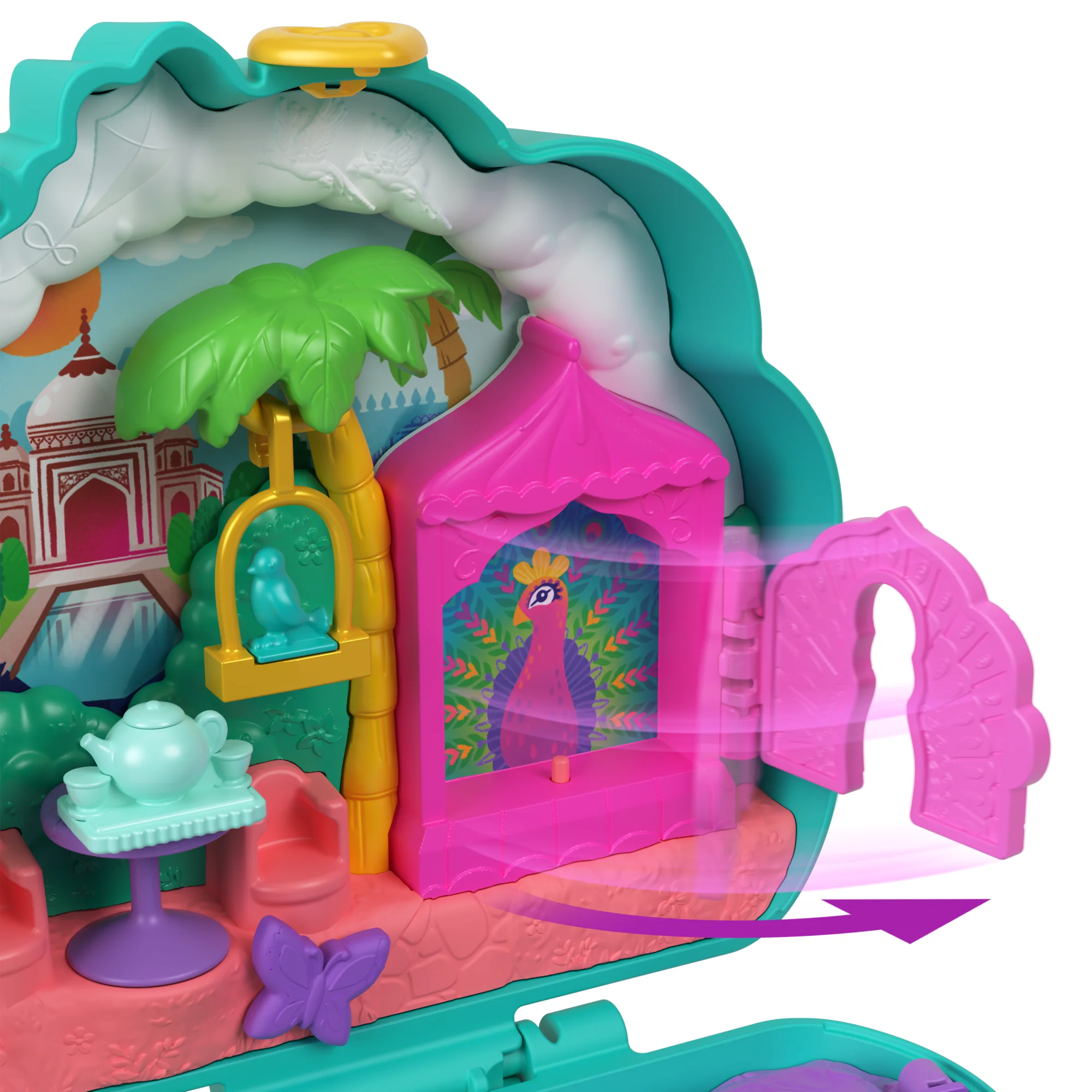 Polly Pocket Ogród pawia Zestaw kompaktowy - Image 3