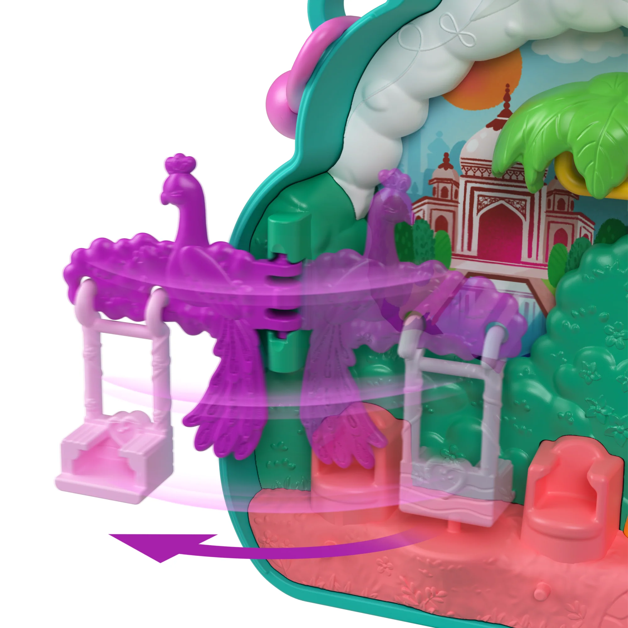 Polly Pocket Ogród pawia Zestaw kompaktowy - Image 4
