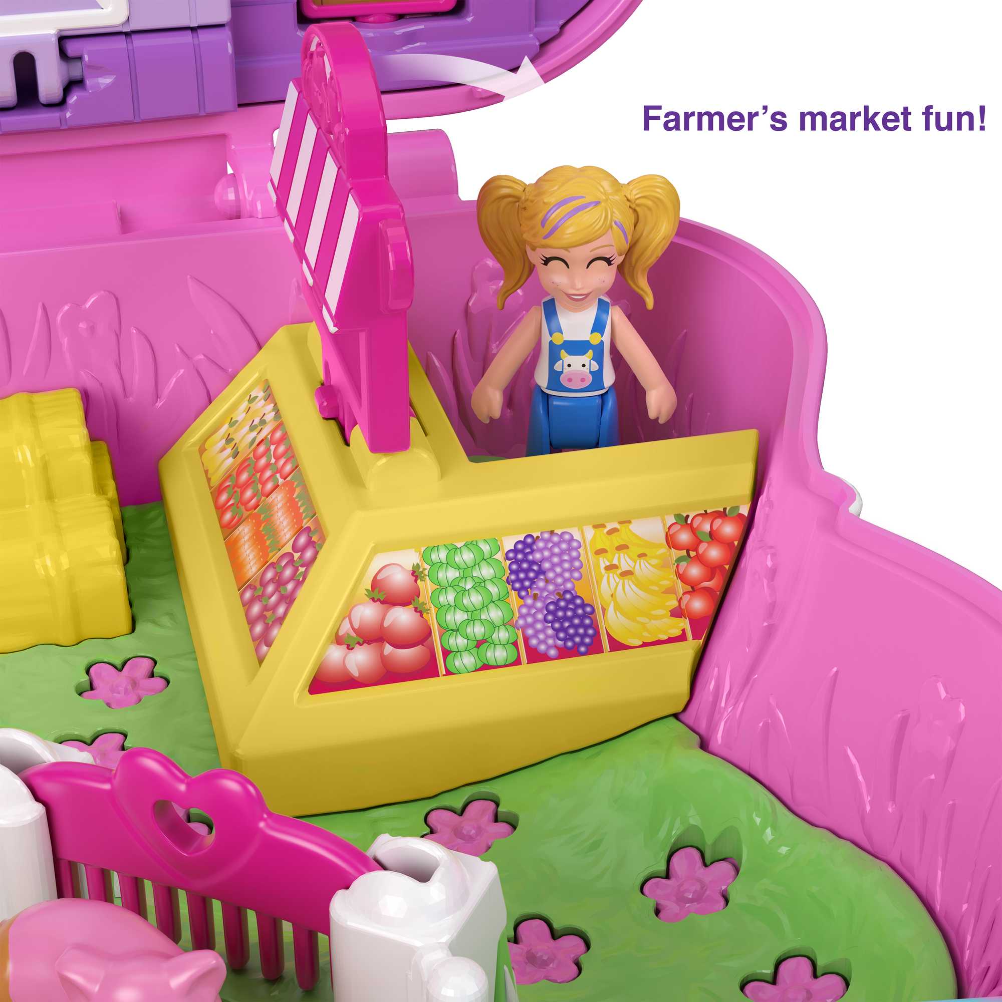 Polly Pocket On The Farm Piggy Compact - Image 5