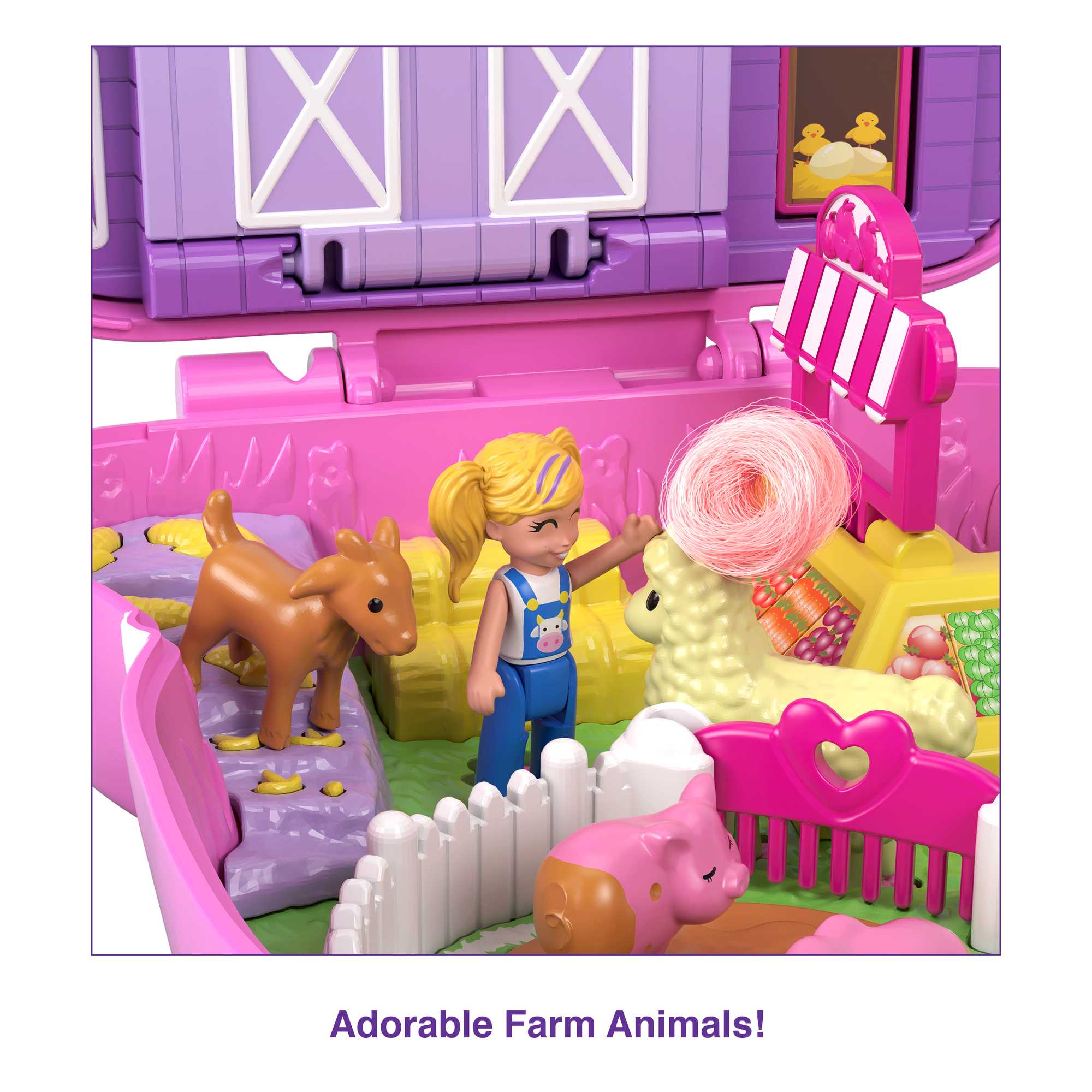 Polly Pocket On The Farm Piggy Compact - Image 6