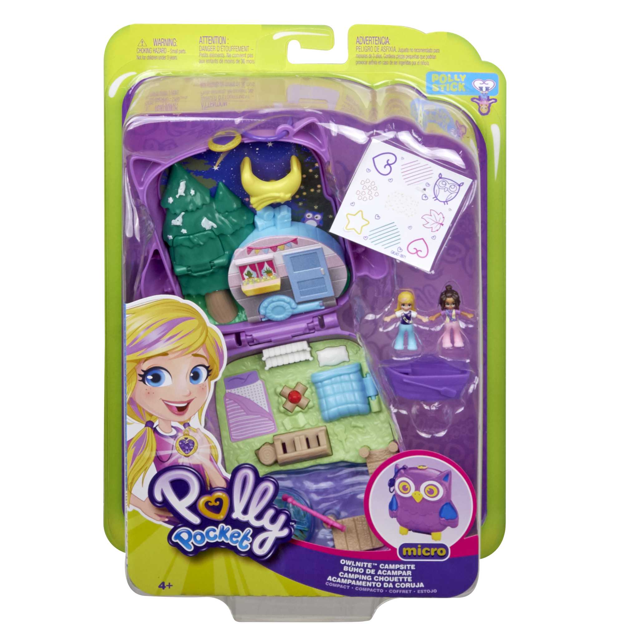 Polly Pocket Owlnite Campsite Compact - Image 6