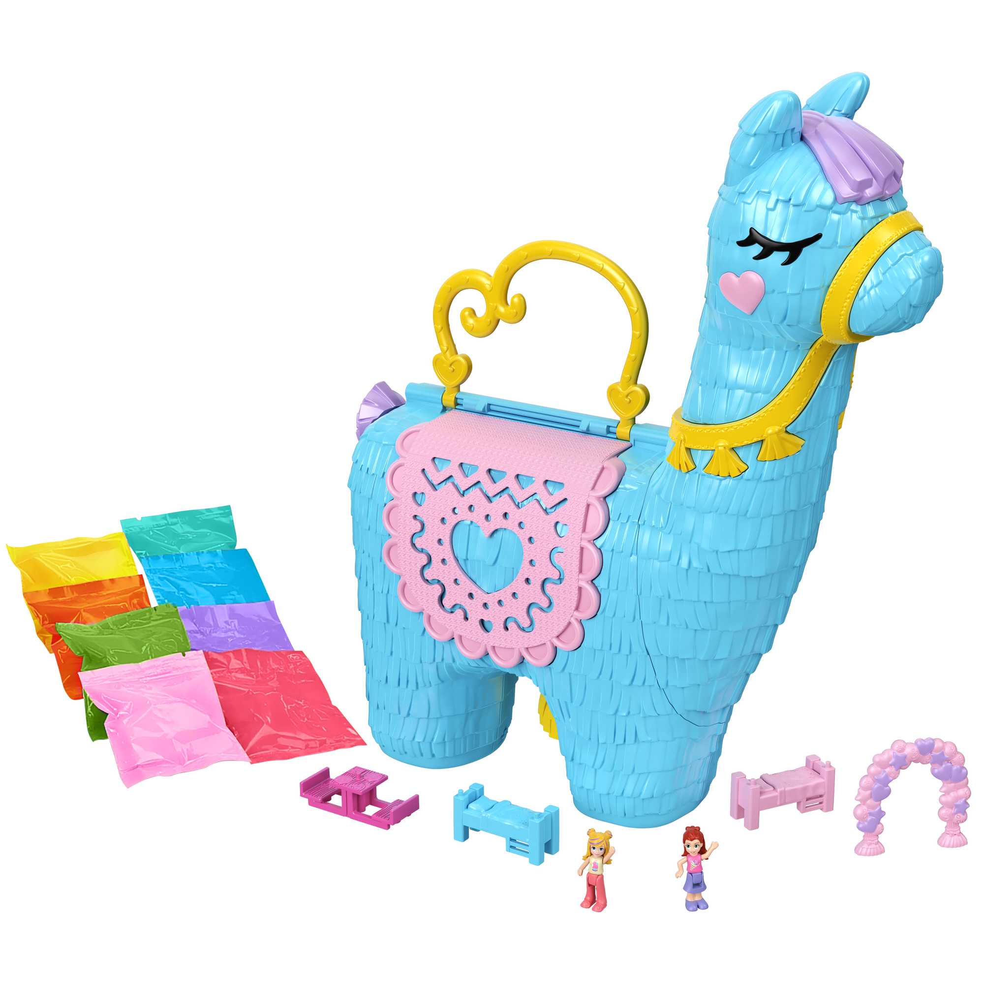 Polly Pocket Pajama Party Llama Party Playset - Image 3