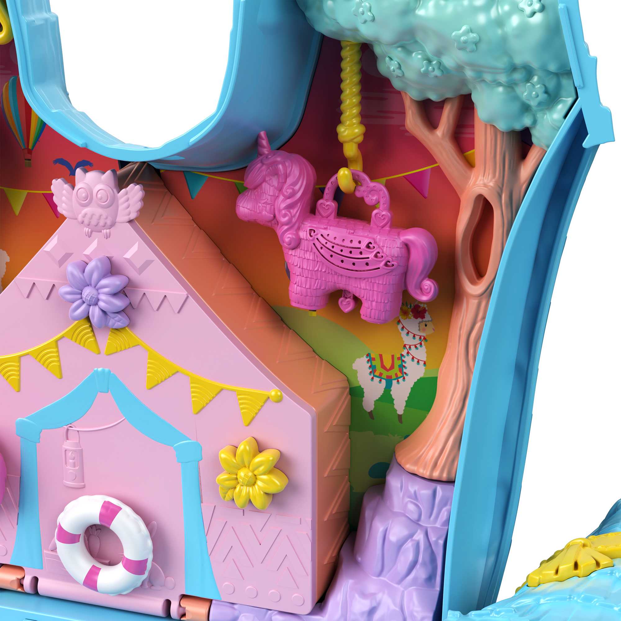 Polly Pocket Pajama Party Llama Party Playset - Image 5