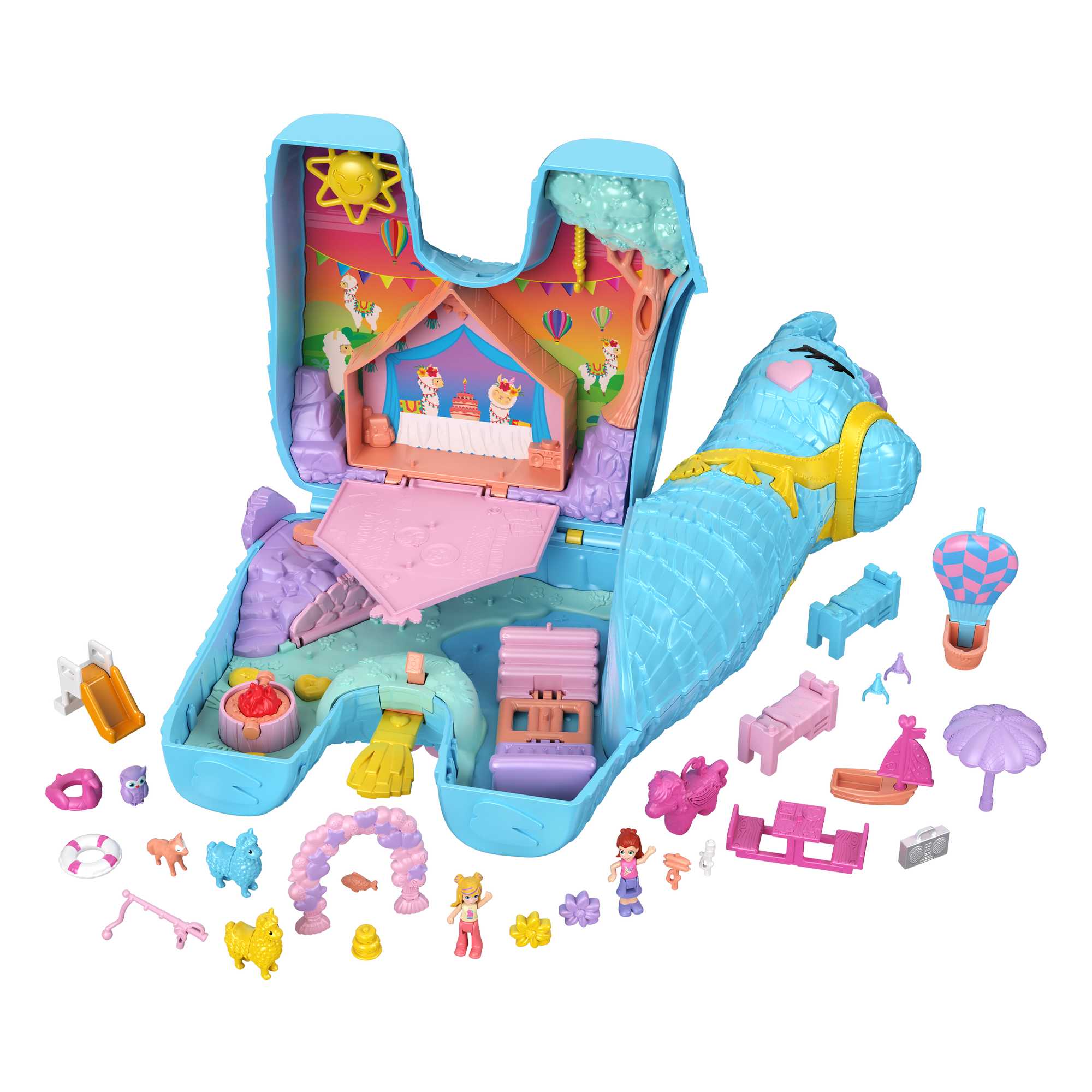 Polly Pocket Pajama Party Llama Party Playset - Image 8