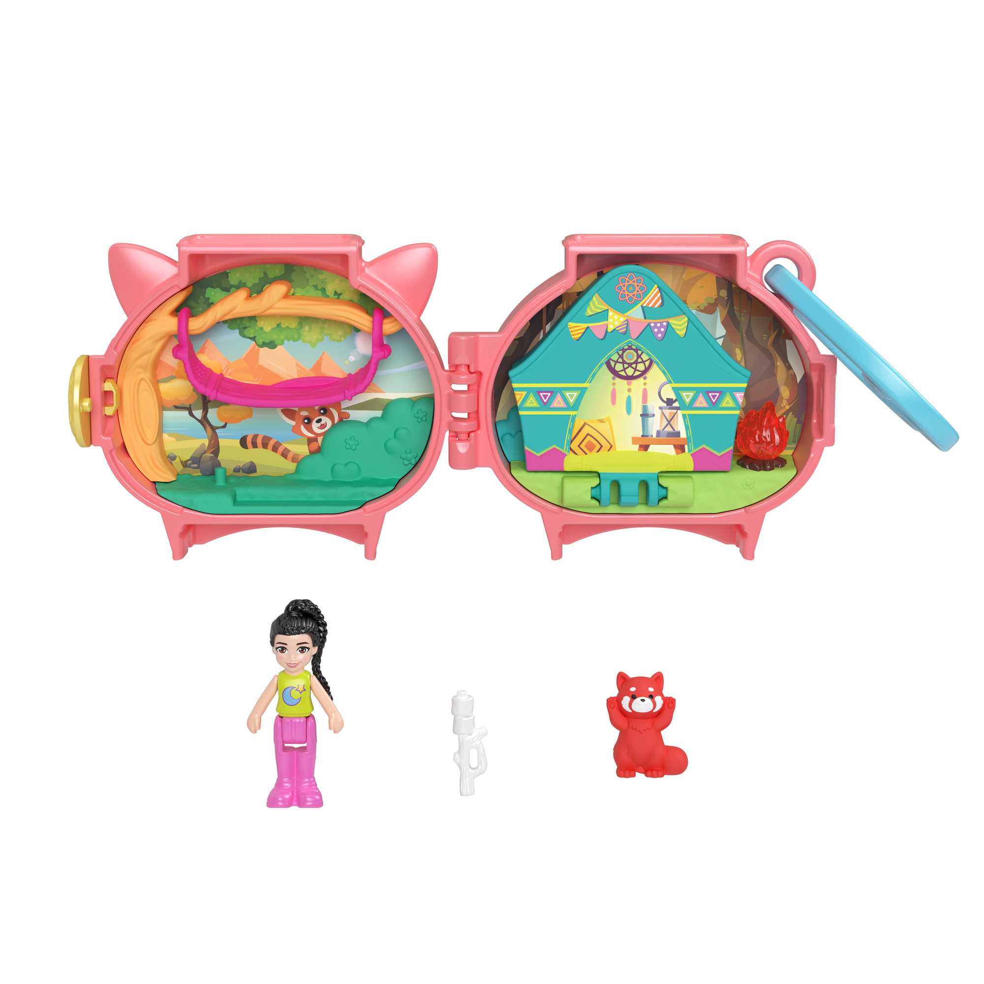 Conjuntos De Juego De Estuches Apilables Pet Connects De Polly Pocket Con Micromuñeca, Juguetes De Viaje Con Clip - Image 5