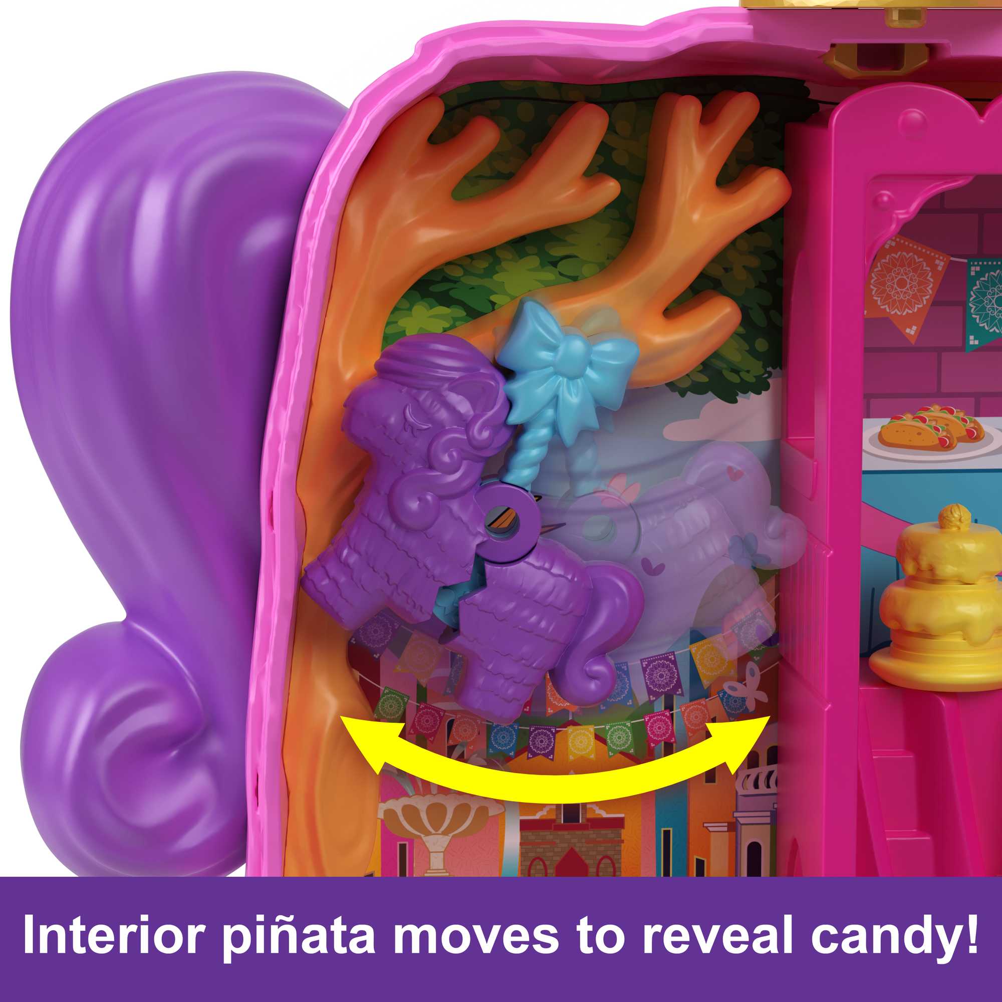 Polly Pocket Piñata Party Compact - Image 4