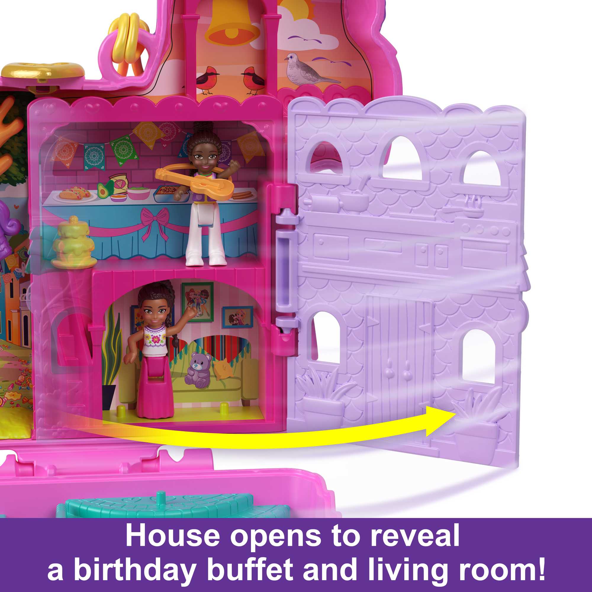 Polly Pocket Piñata Party Compact - Image 7