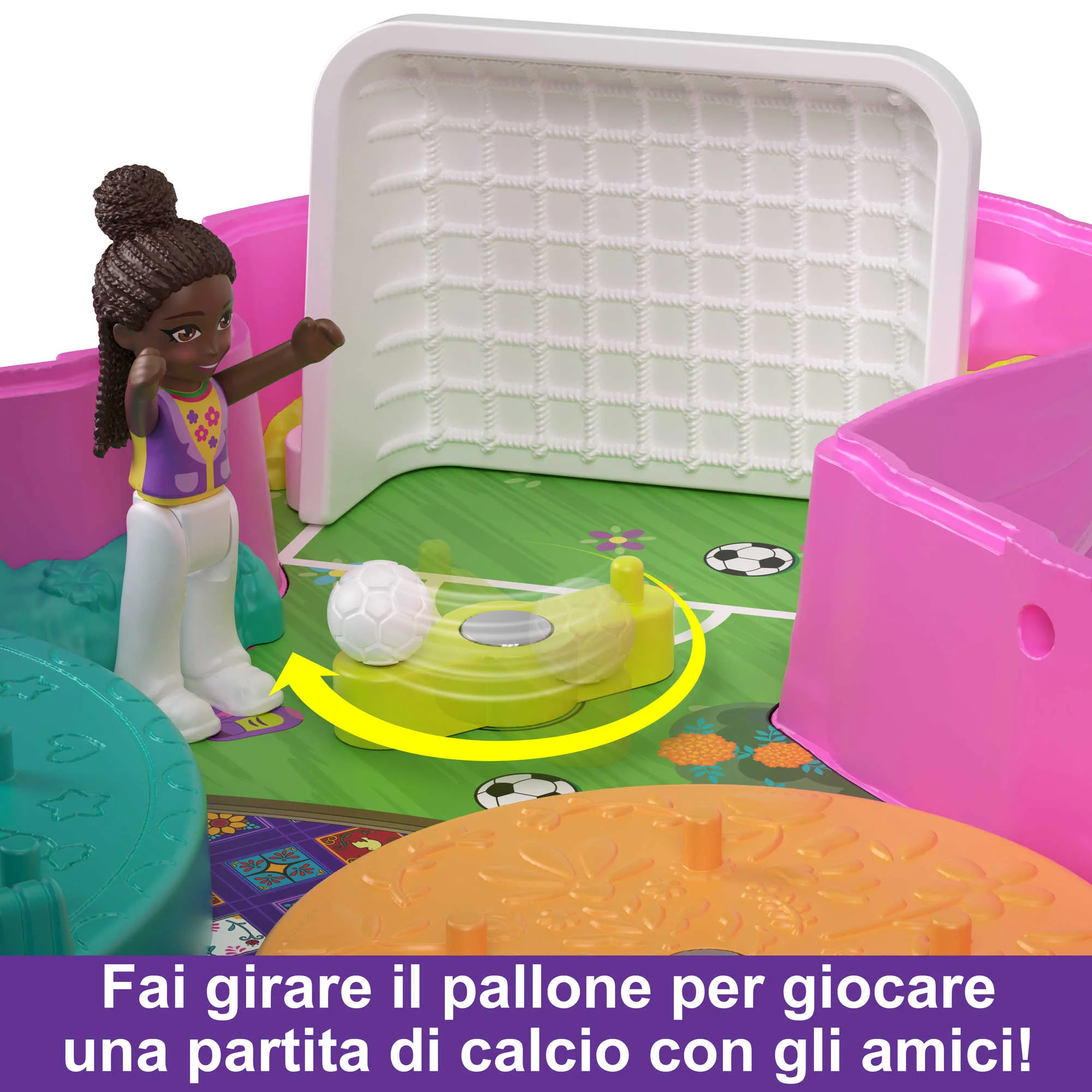 Polly Pocket Cofanetto Festa Con Piñata, Playset Con 2 Bambole E Accessori, Mini Giocattoli - Image 5