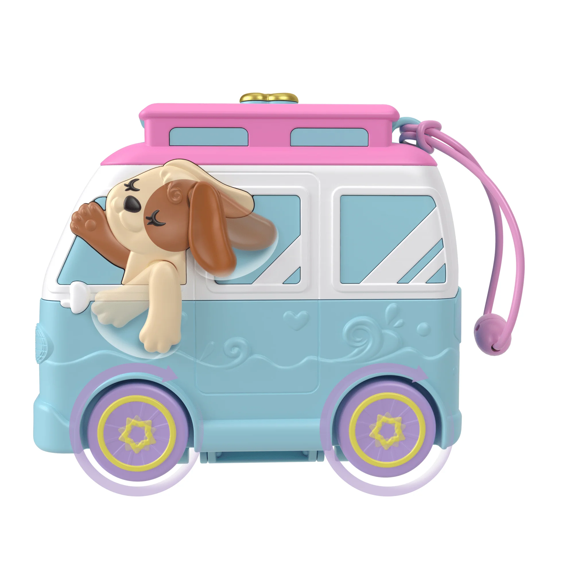 Polly Pocket Plażowy szczeniaczek Zestaw kompaktowy - Image 3