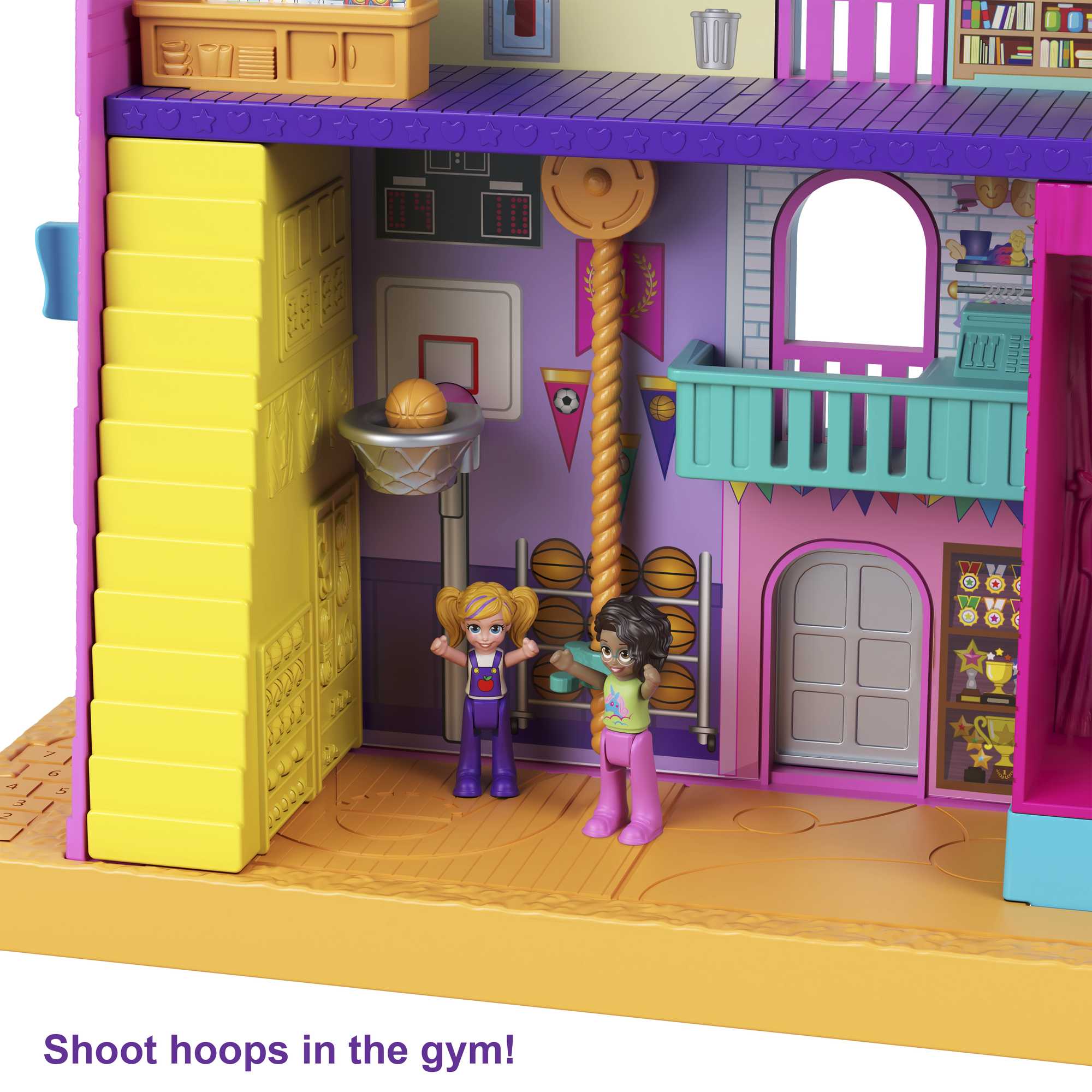 Polly Pocket Pollyville Mighty Middle School - Image 4