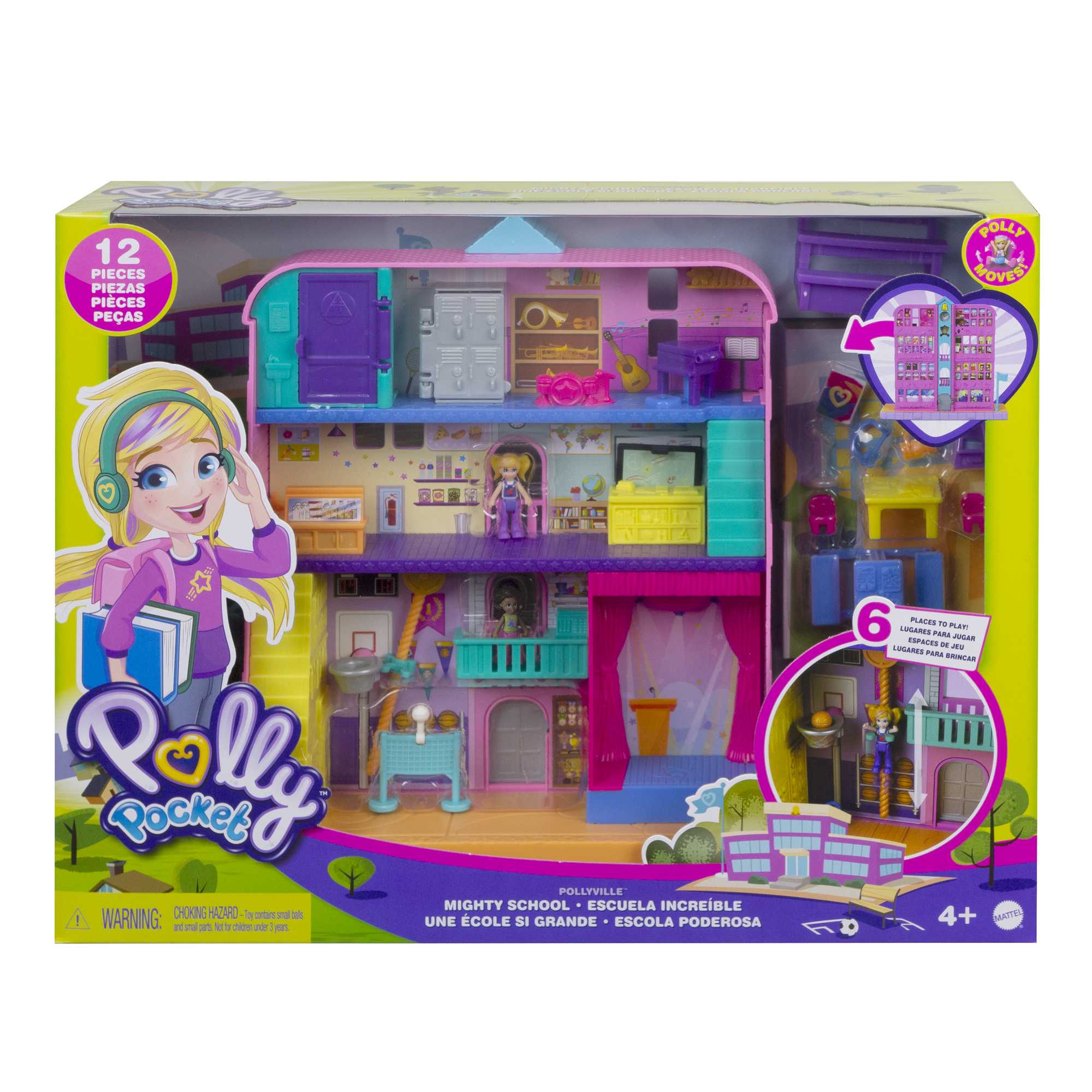 Polly Pocket Pollyville Mighty Middle School - Image 6