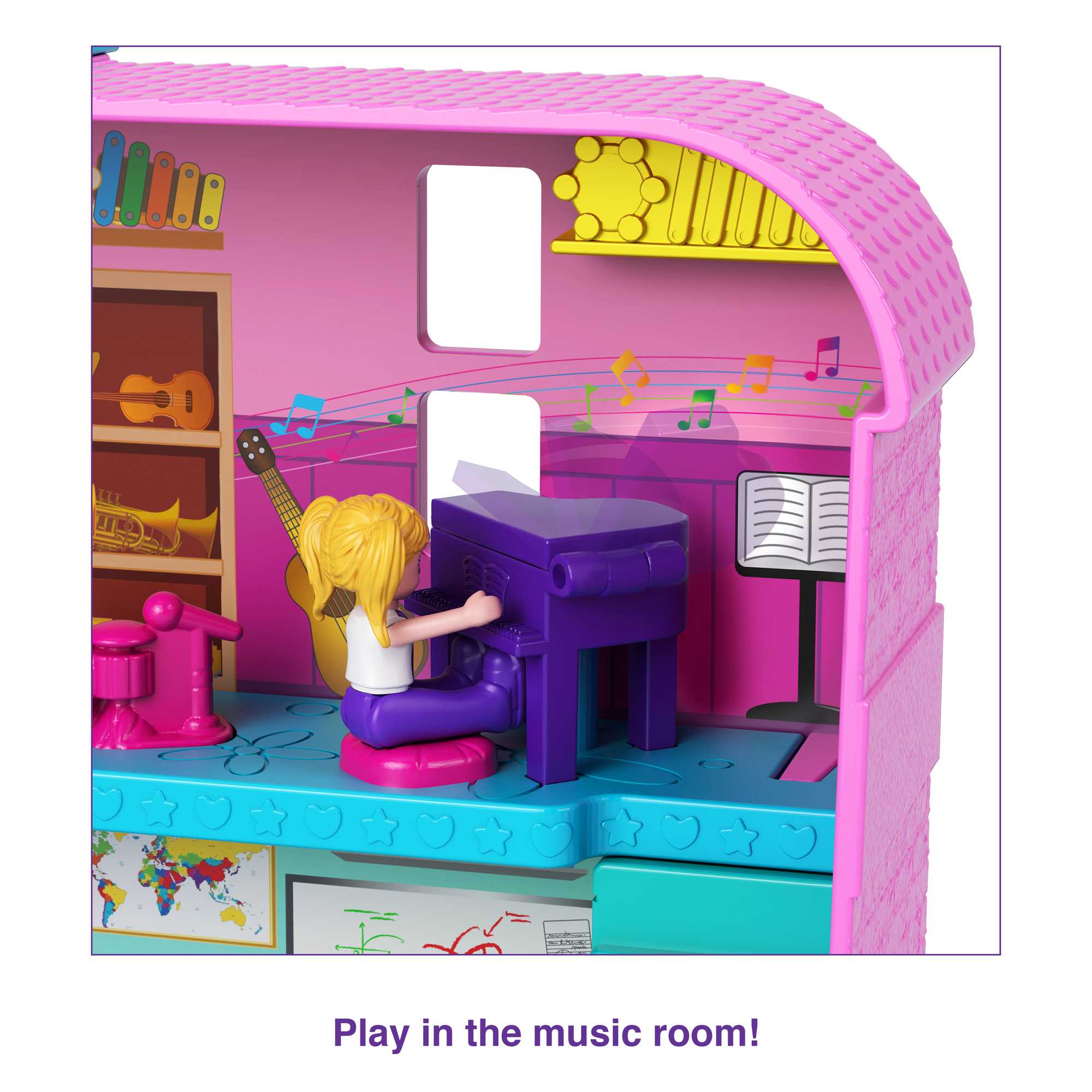 Polly Pocket Pollyville Mighty Middle School - Image 7