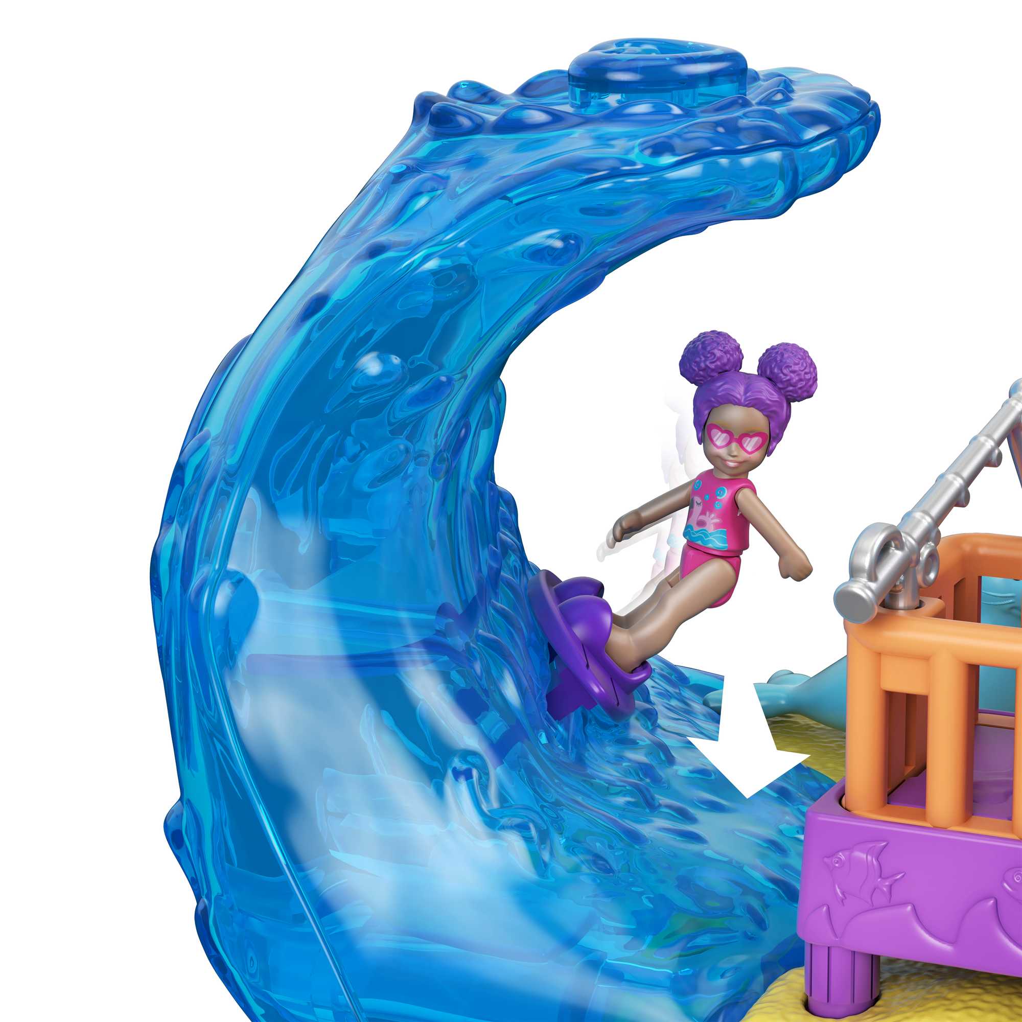 Polly Pocket Pollyville Sunshine Beach Playset - Image 4