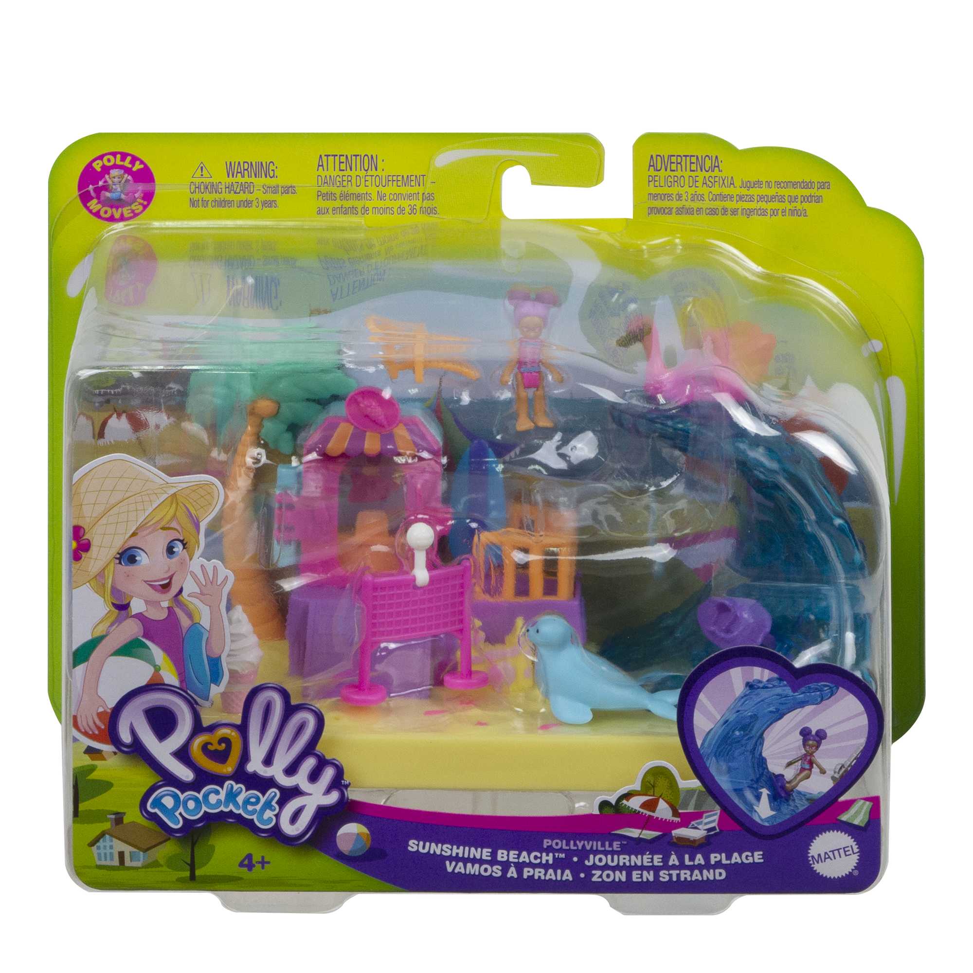 Polly Pocket Pollyville Sunshine Beach Playset - Image 6