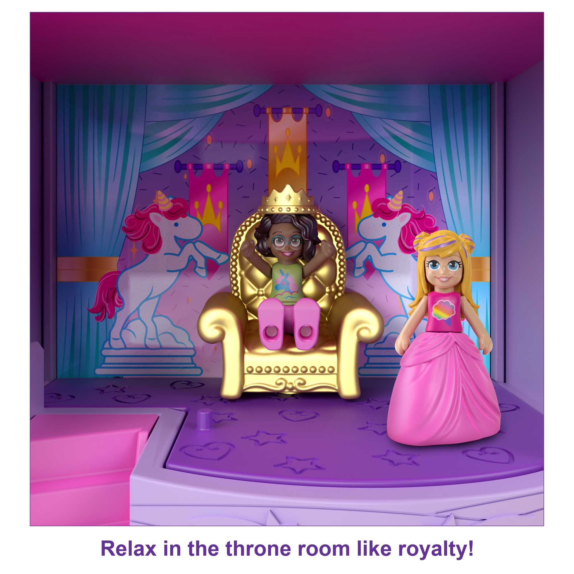 Polly Pocket Rainbow Funland Theme Park Playset - Image 3