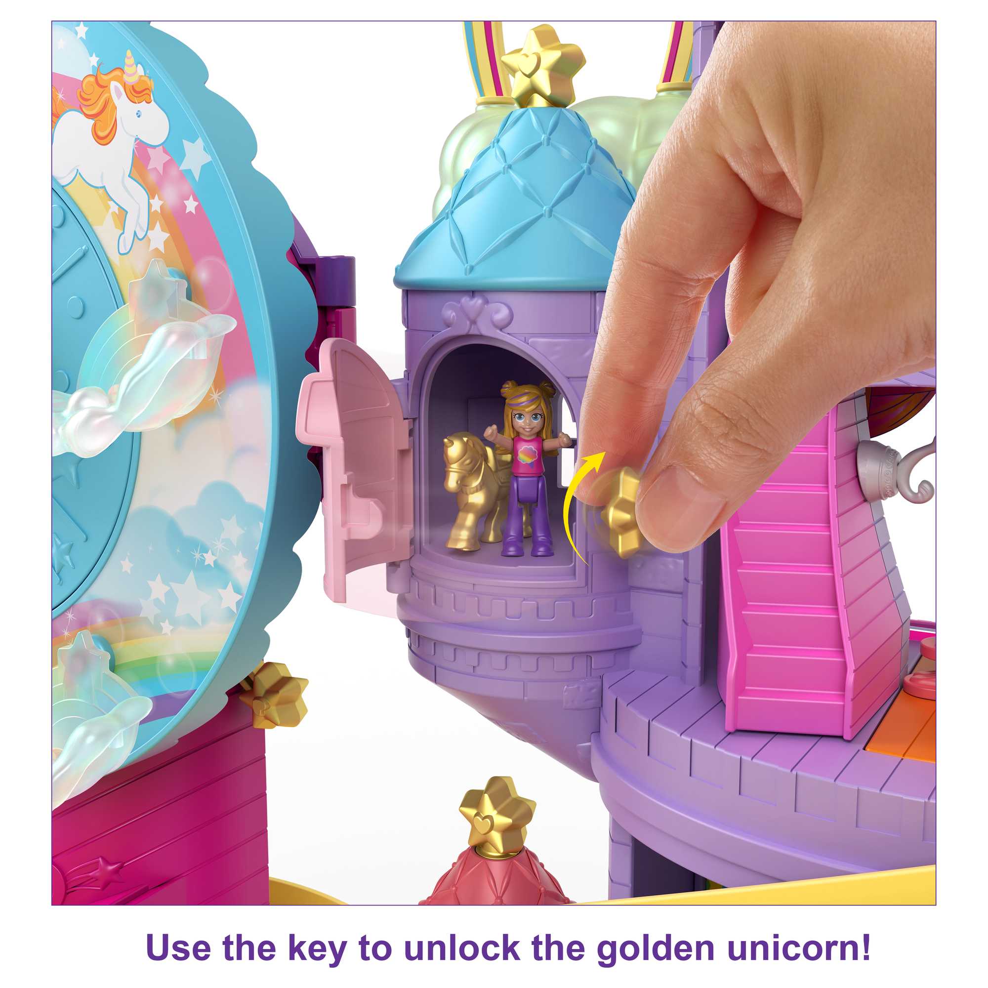 Polly Pocket Rainbow Funland Theme Park Playset - Image 4