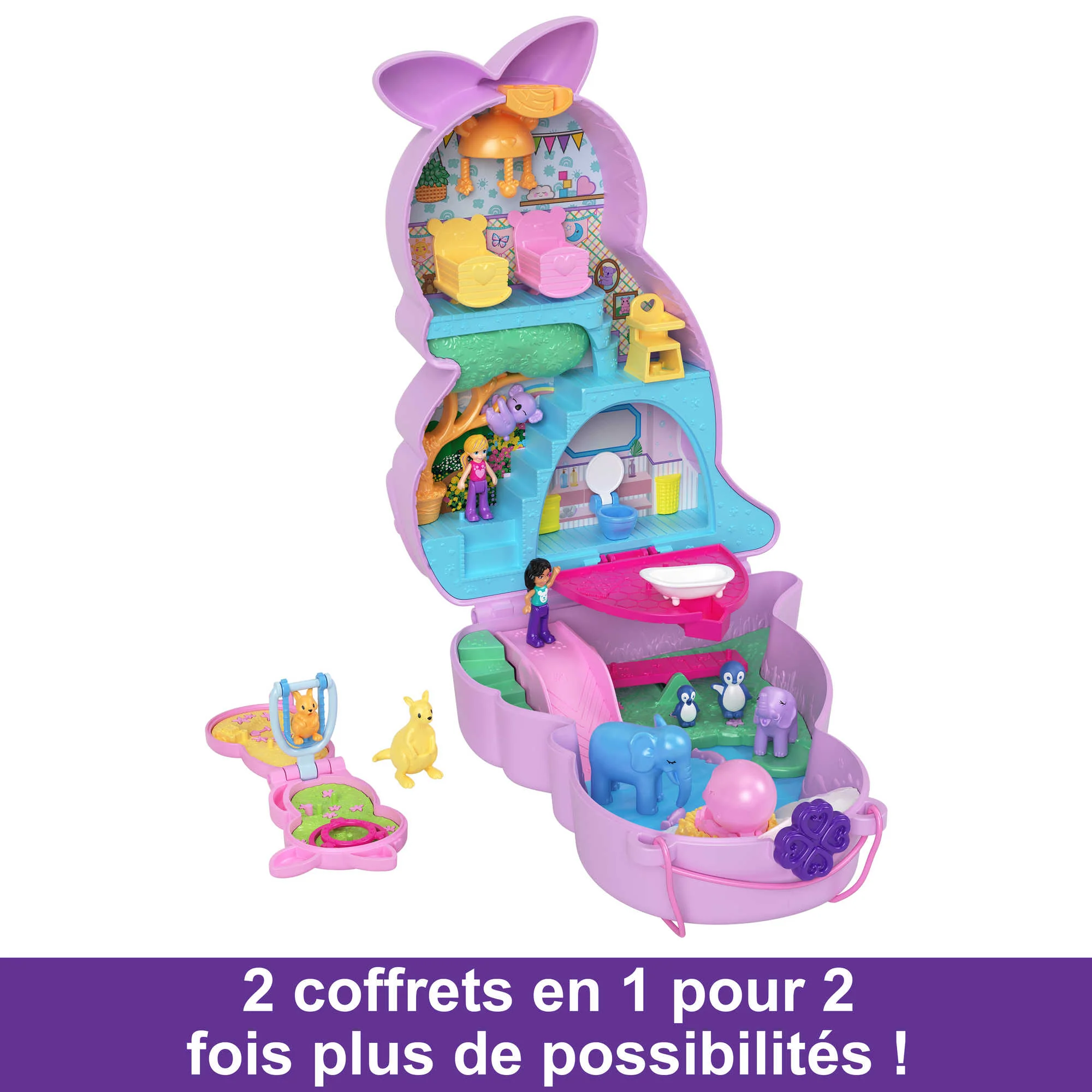 Polly Pocket - Sac Surprises Kangourou - Coffret Mini Figurine - 4 Ans Et + - Image 5