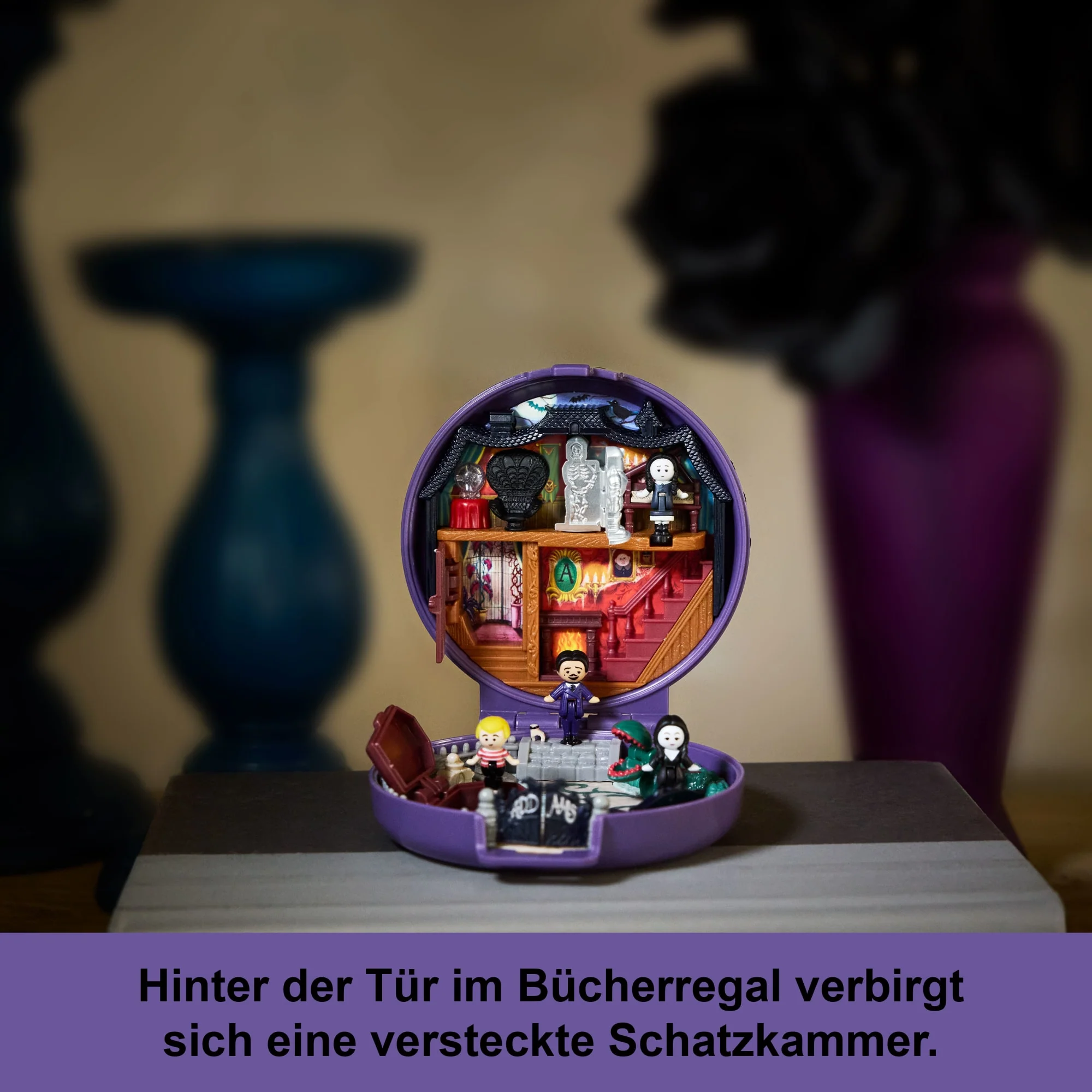 Polly Pocket Sammler Die Addams Family-Schatulle, Sonderedition Puppen Und Spielset - Image 4