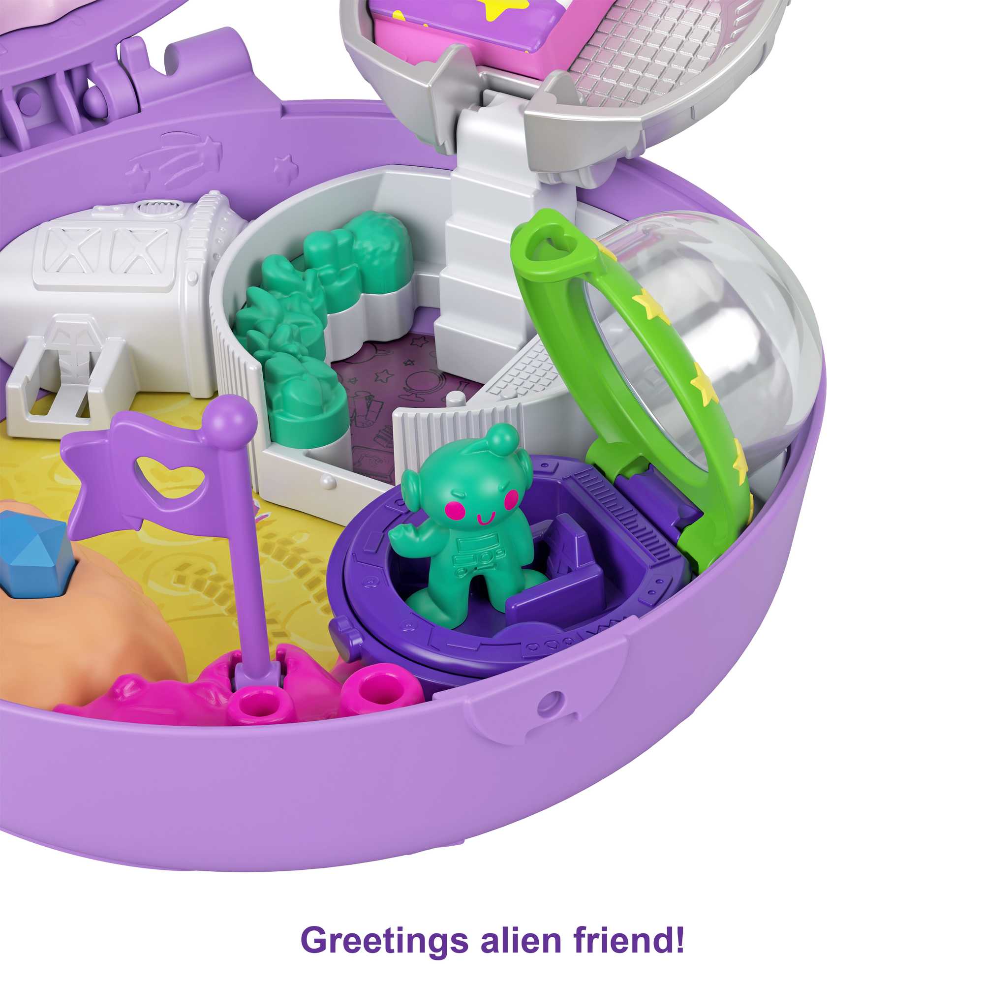 Polly Pocket Saturn Space Explorer Compact - Image 5