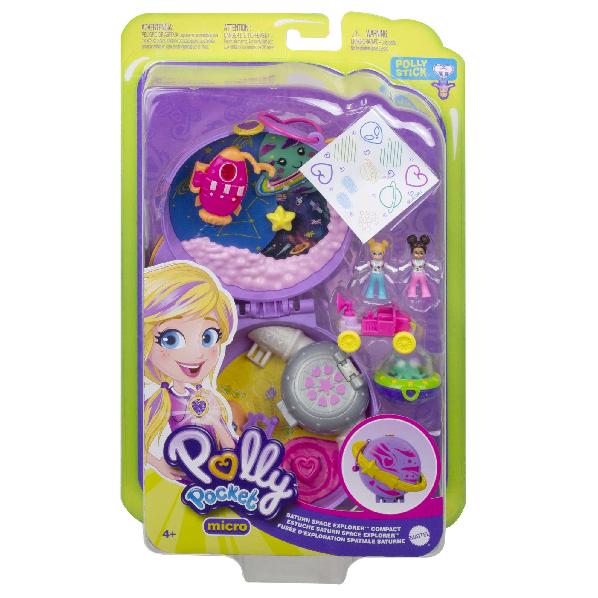 Polly Pocket Saturn Space Explorer Compact - Image 6