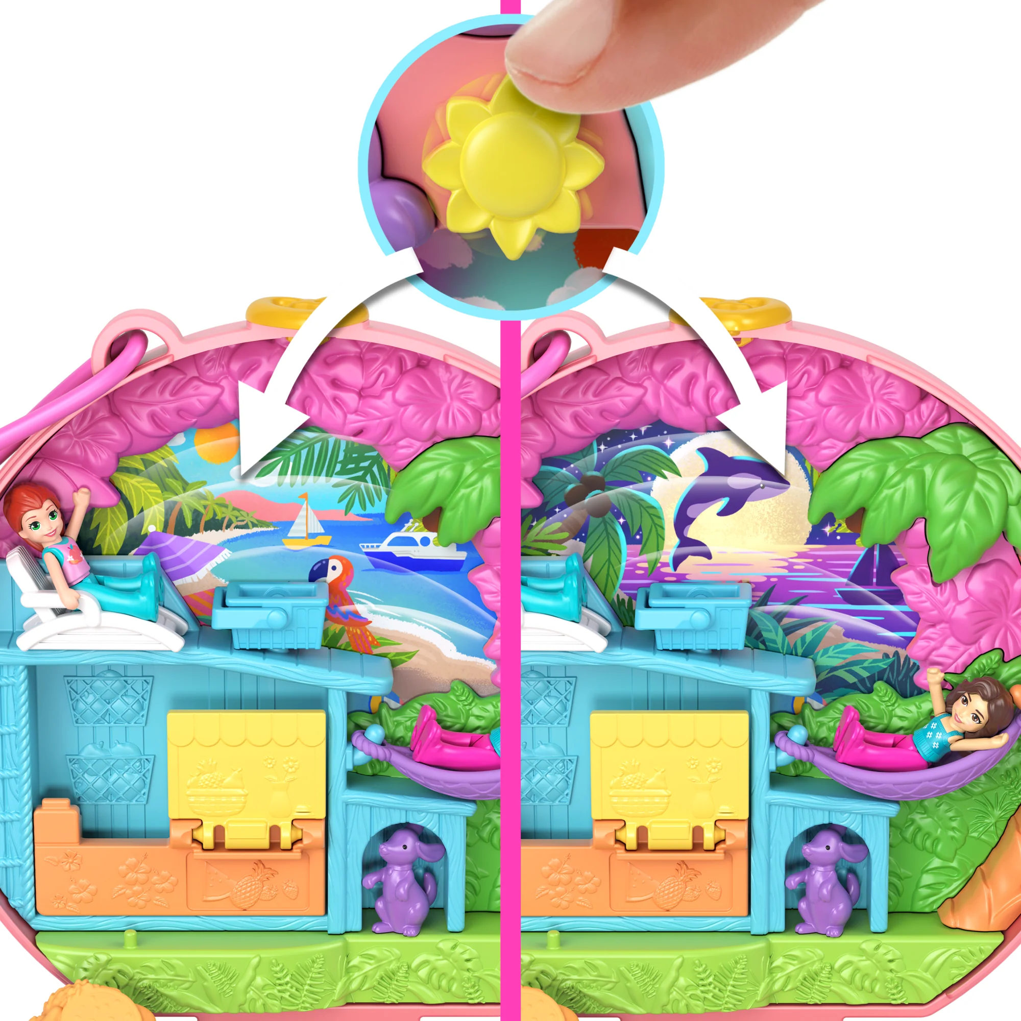 Polly Pocket Skuter pieska Zestaw kompaktowy - Image 3