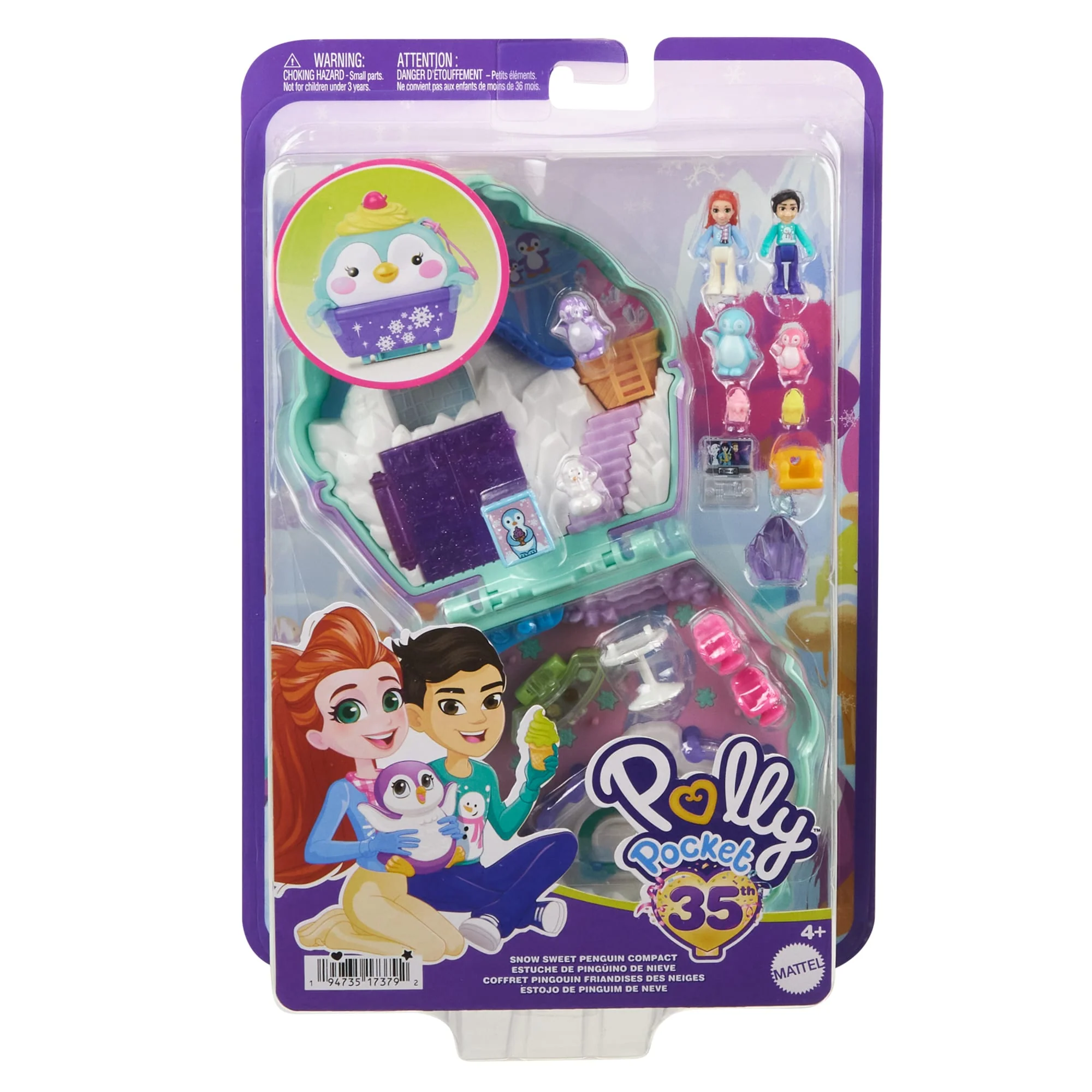 Polly Pocket Śnieżny pingwinek Zestaw kompaktowy - Image 4